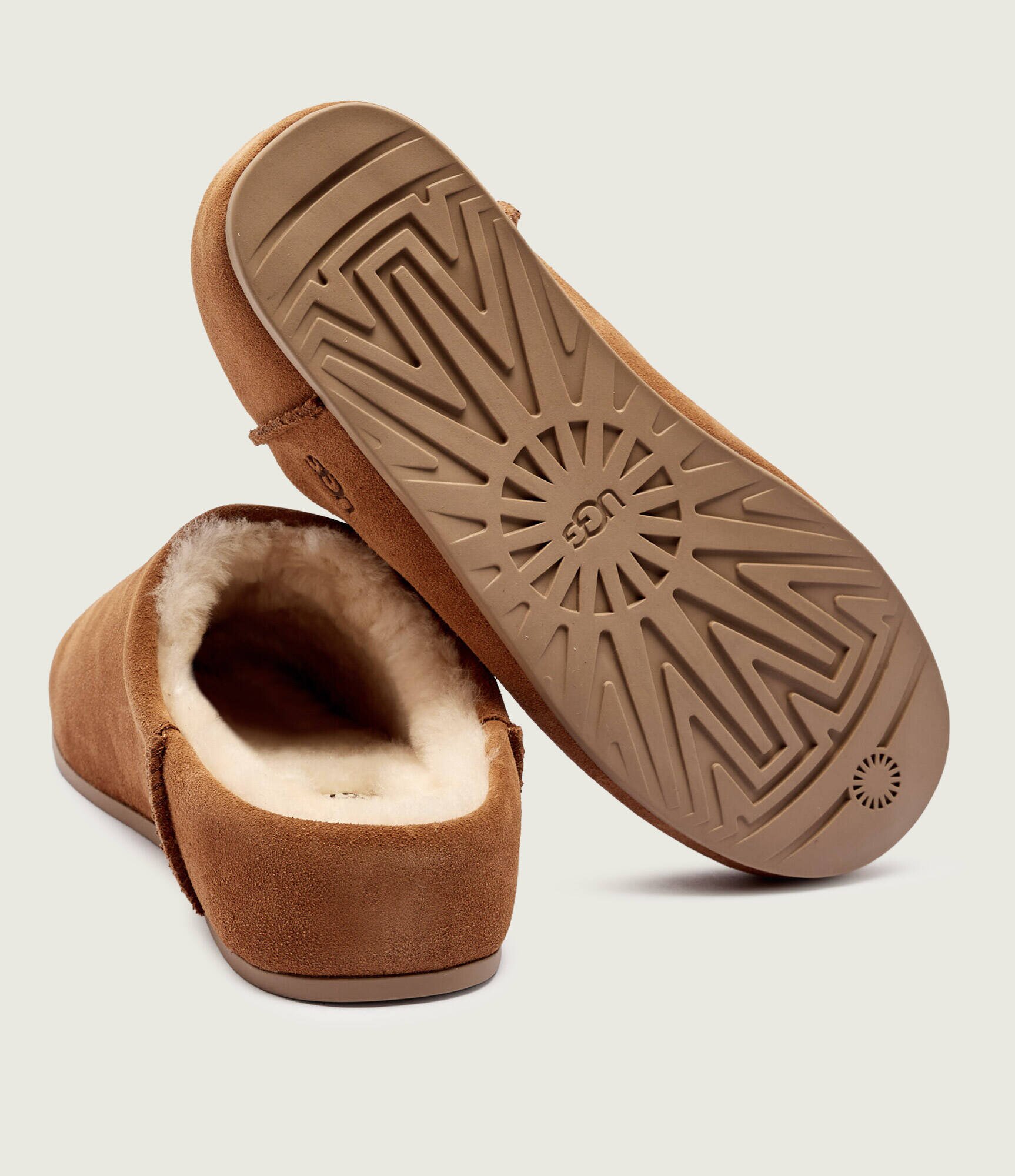 UGG Mules (încălțăminte) ELEA | piele întoarsă cu adaos de lână