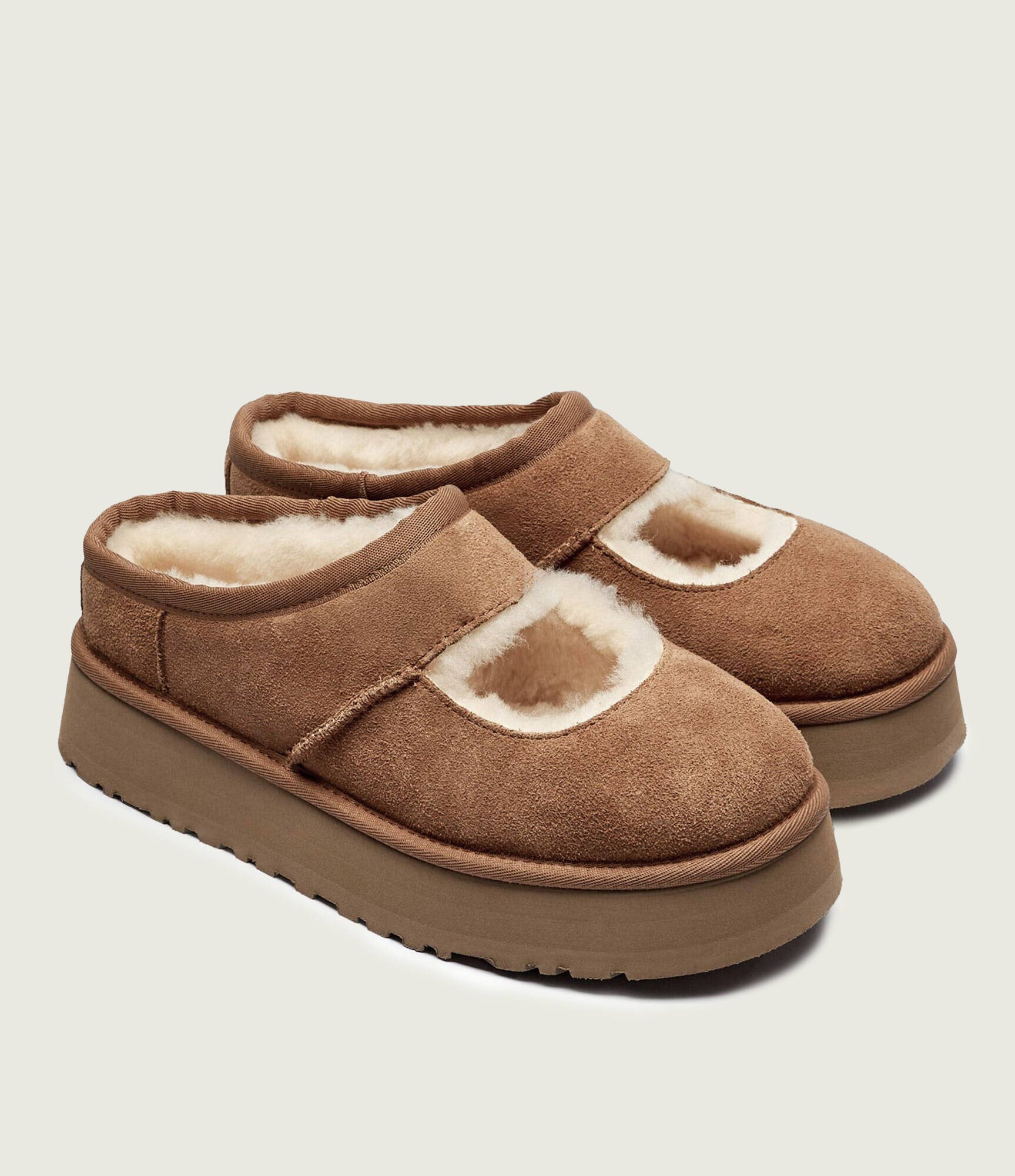 UGG Mules (încălțăminte) W Bea Mary Jane cu adaos de lână | piele întoarsă