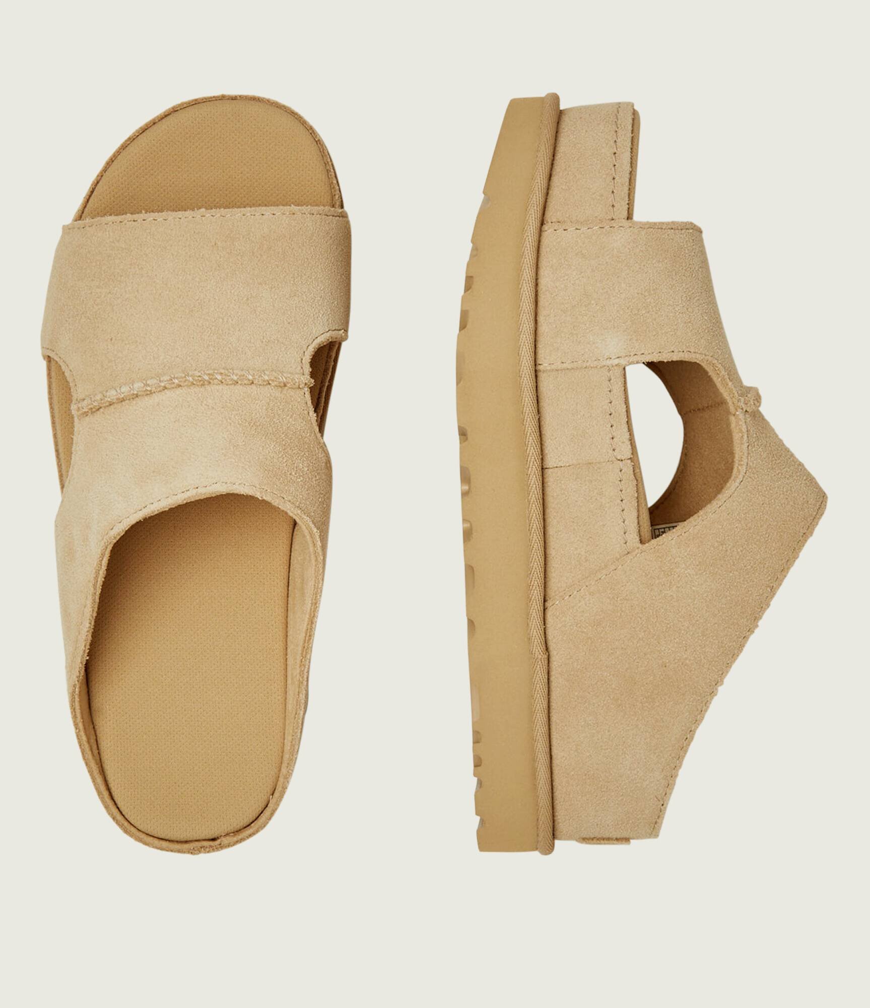 UGG Șlapi W GOLDENSTAR | piele întoarsă