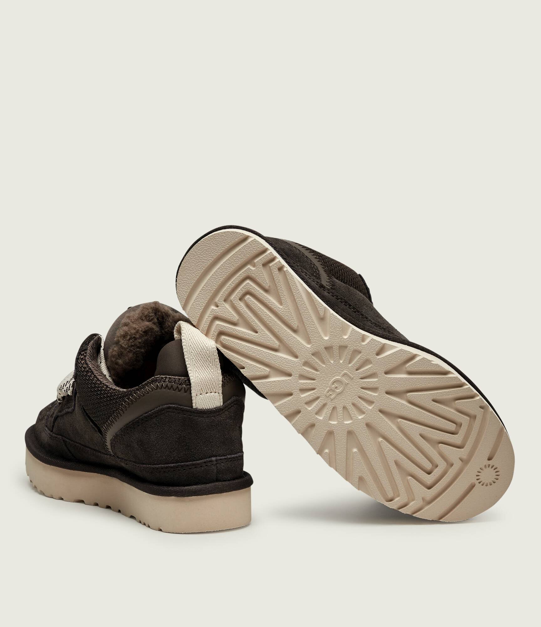 UGG Sneakers LOWMEL cu adaos de lână | shearling | piele întoarsă