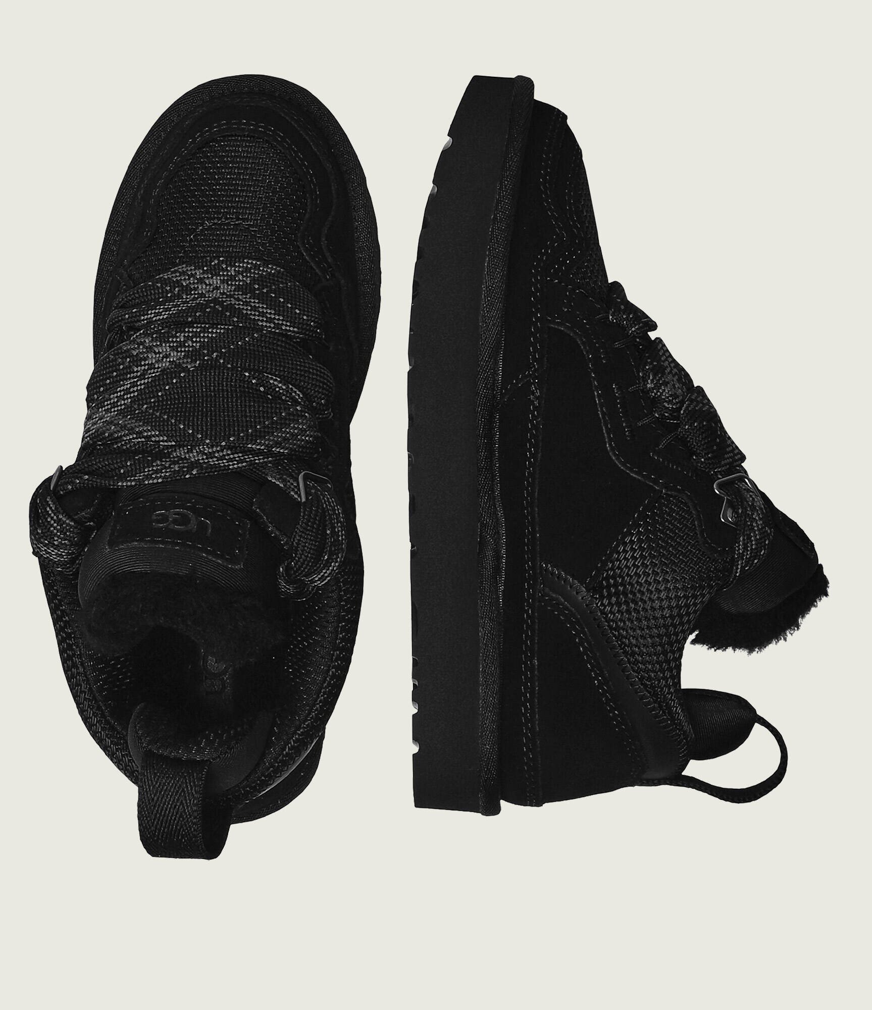 UGG Teniși din piele LOWMEL cu adaos de lână | shearling