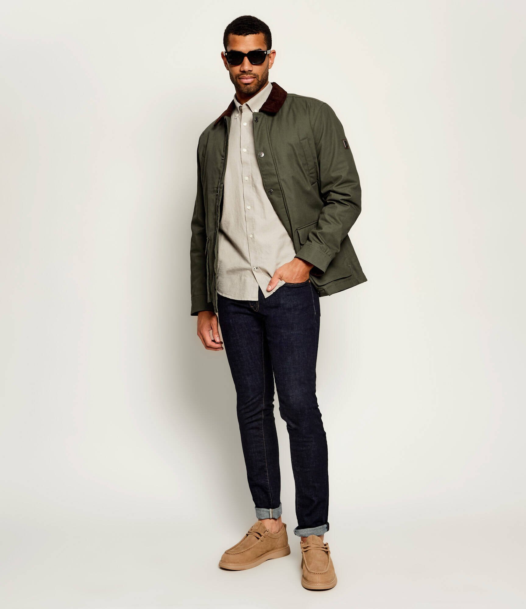US Polo ASSN Geacă | regular fit | catifea reiată