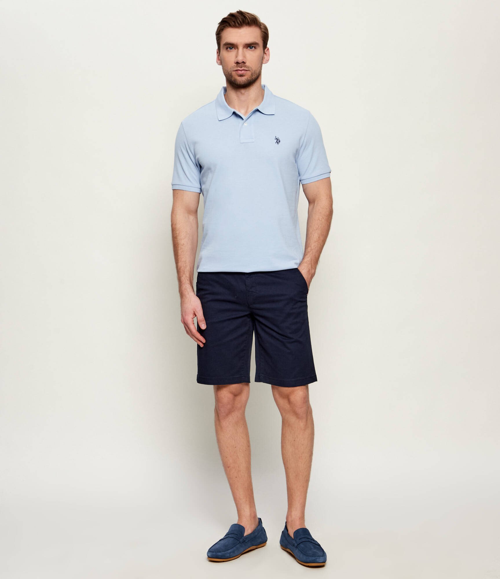 US Polo ASSN Pantaloni scurți chino | Classic fit