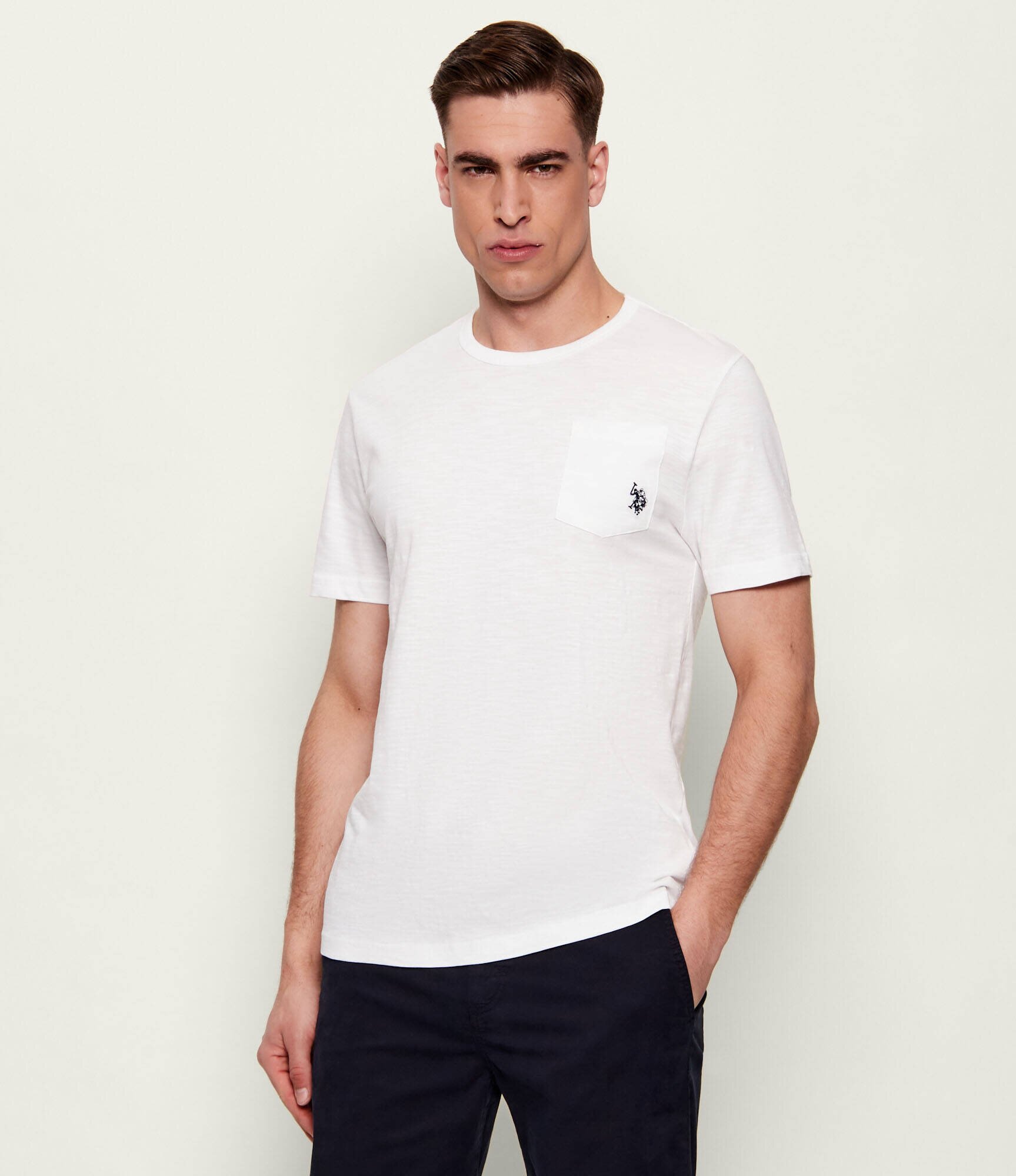 US Polo ASSN Tricou Slub | Slim Fit