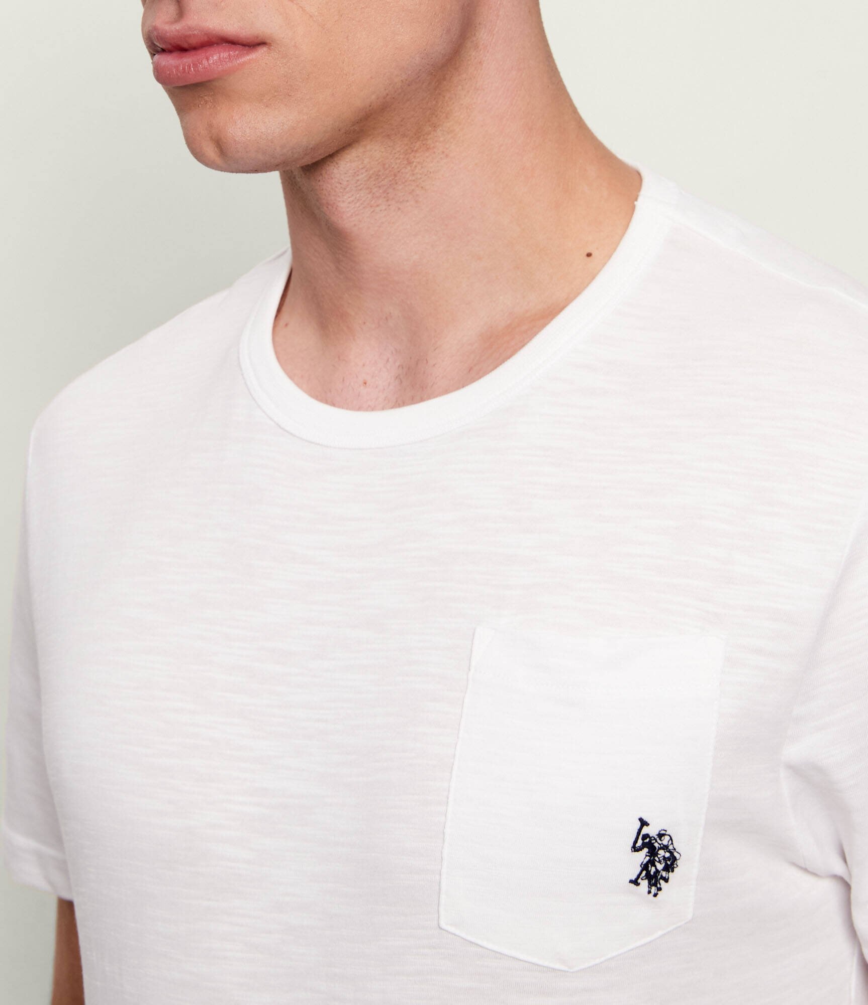 US Polo ASSN Tricou Slub | Slim Fit