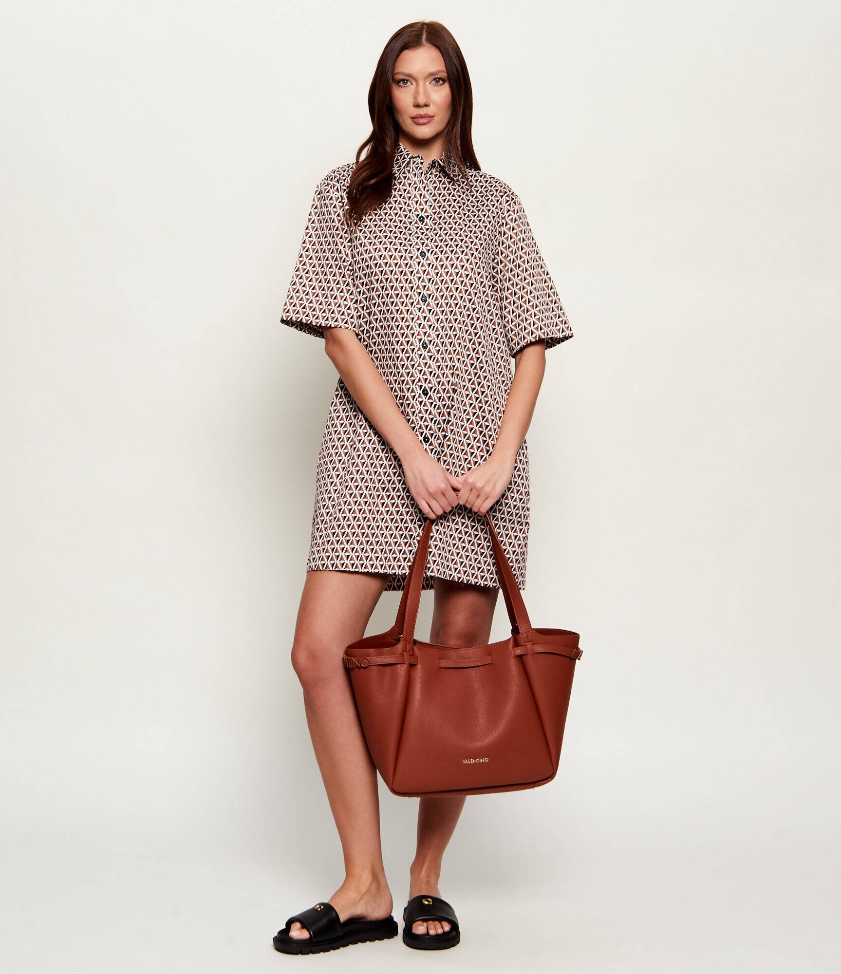 Valentino Geantă shopper + borsetă MEDEA