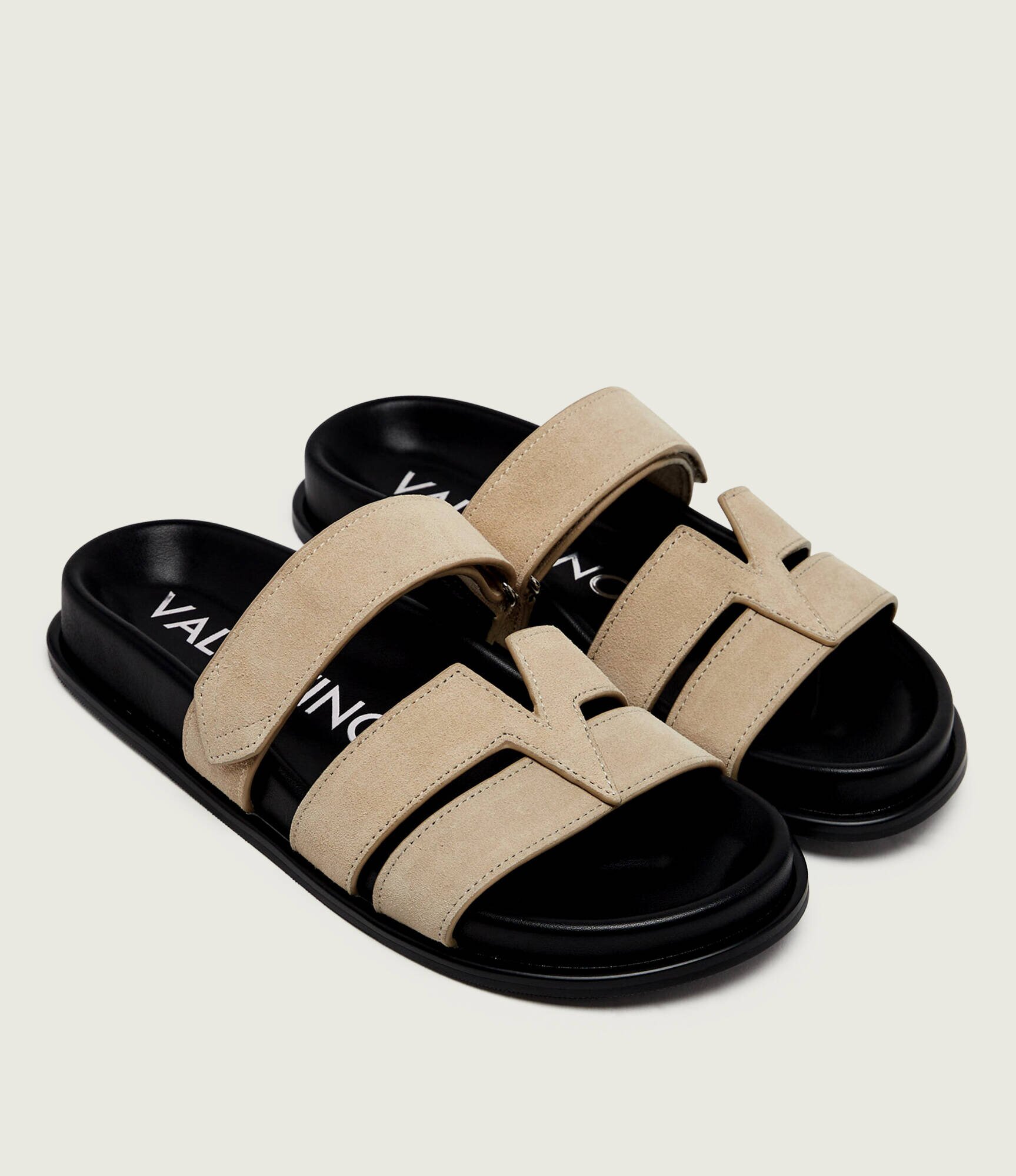 Valentino Șlapi Resort | piele întoarsă