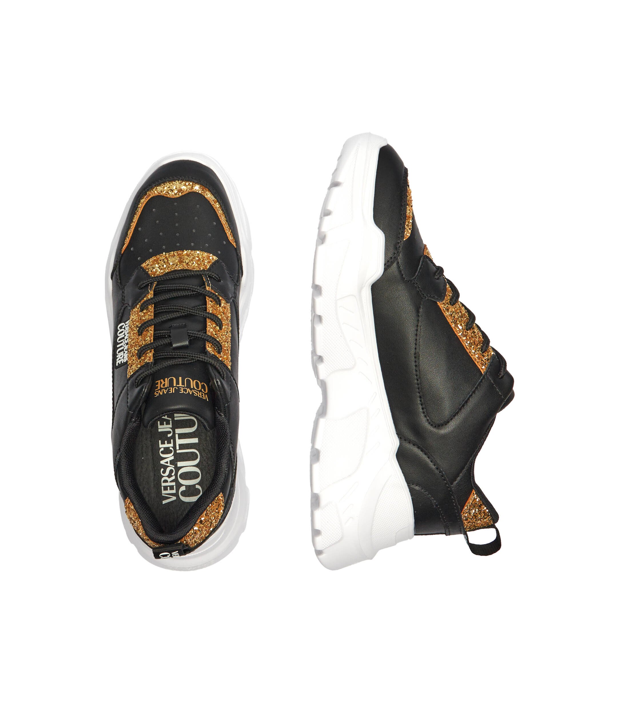 Versace Jeans Couture De piele sneakers