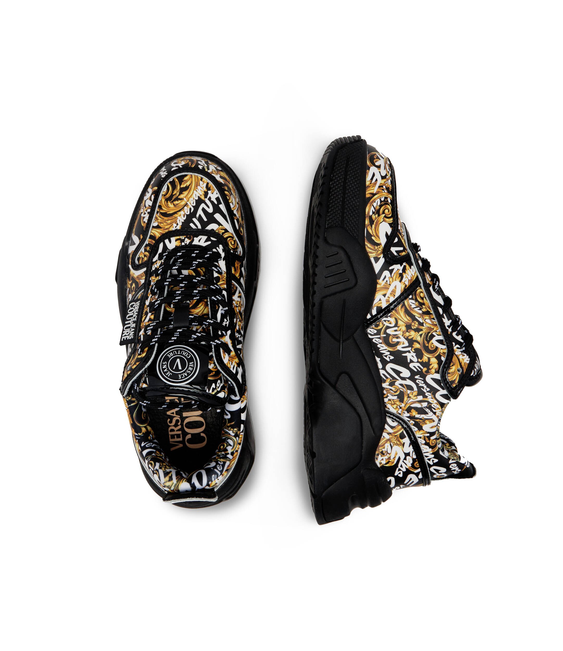 Versace Jeans Couture De piele sneakers