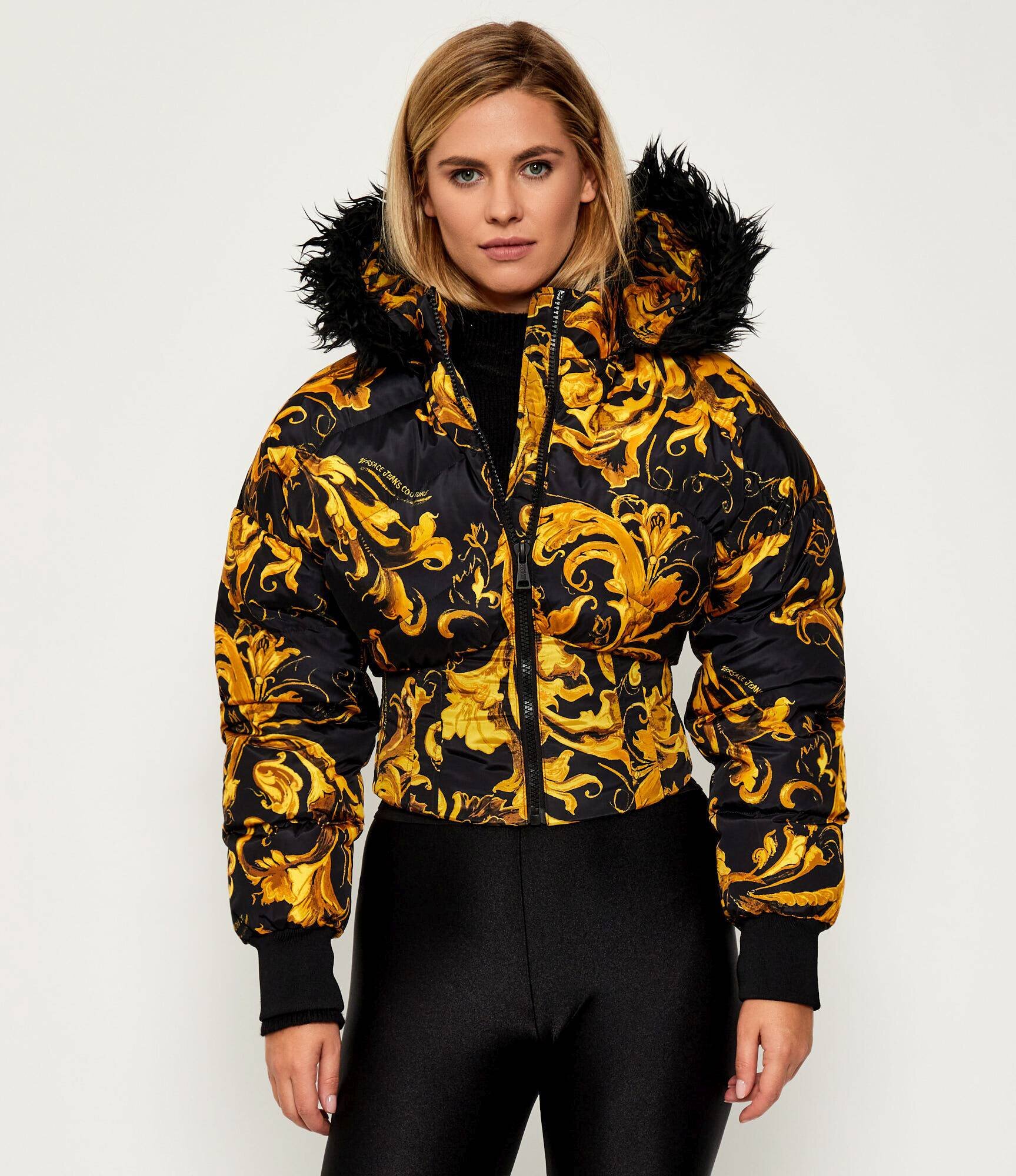 Versace Jeans Couture De puf geacă | Cropped Fit