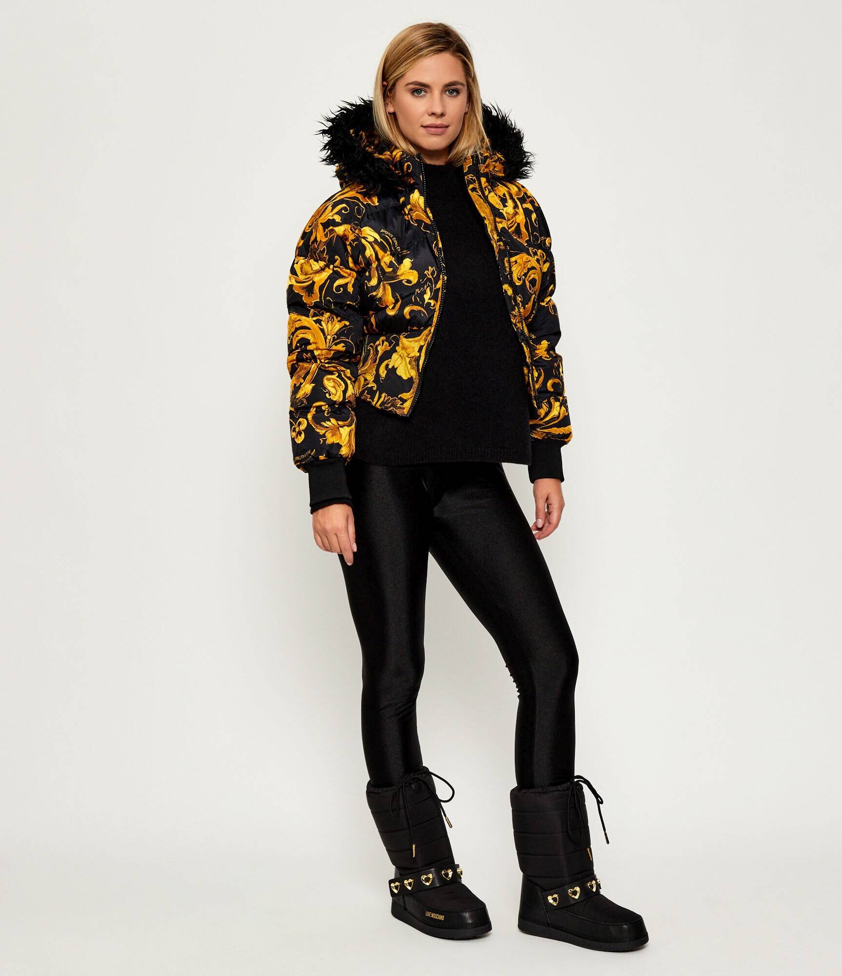 Versace Jeans Couture De puf geacă | Cropped Fit