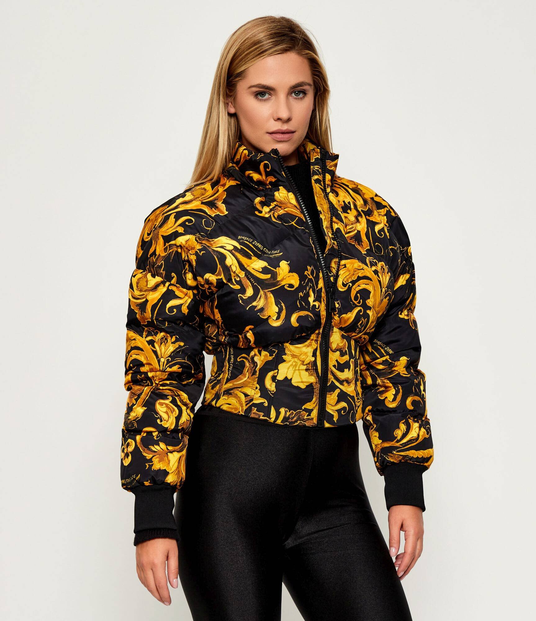 Versace Jeans Couture De puf geacă | Cropped Fit
