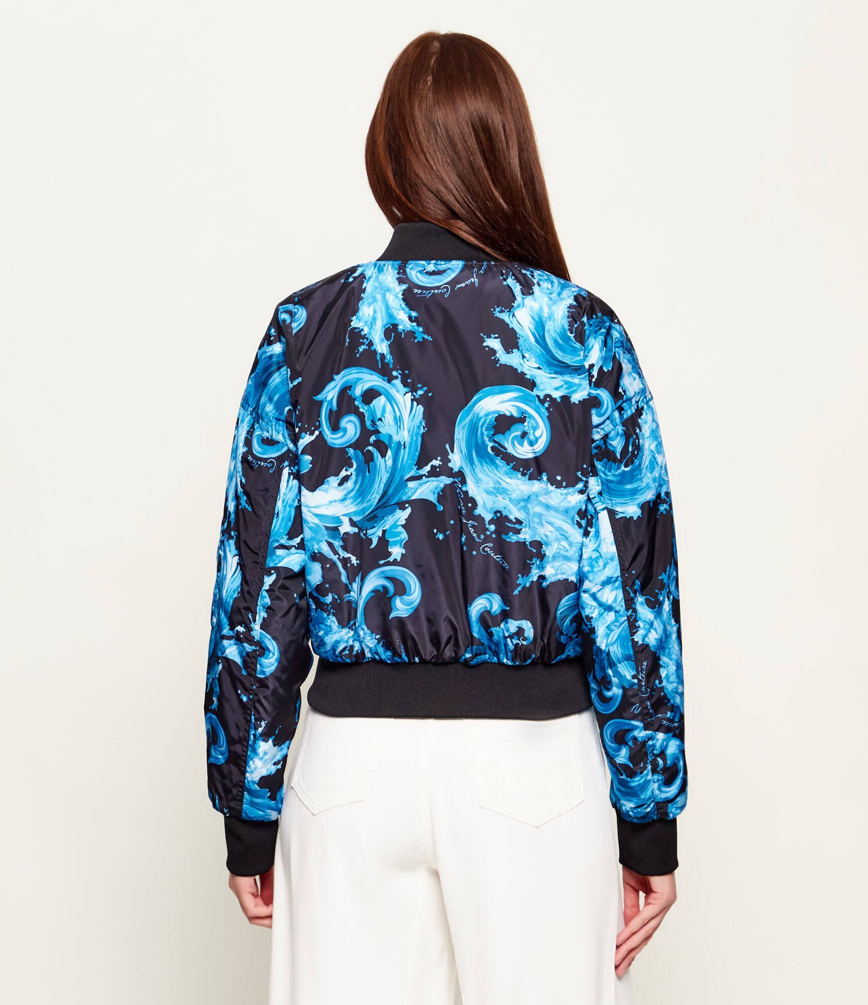 Versace Jeans Couture Geacă cu două fețe bomber BAROCCO ALL. | Cropped Fit