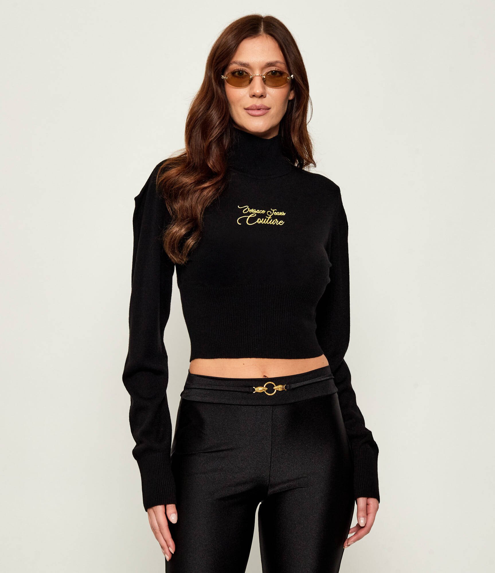 Versace Jeans Couture Maletă | Cropped Fit cu adaos de lână