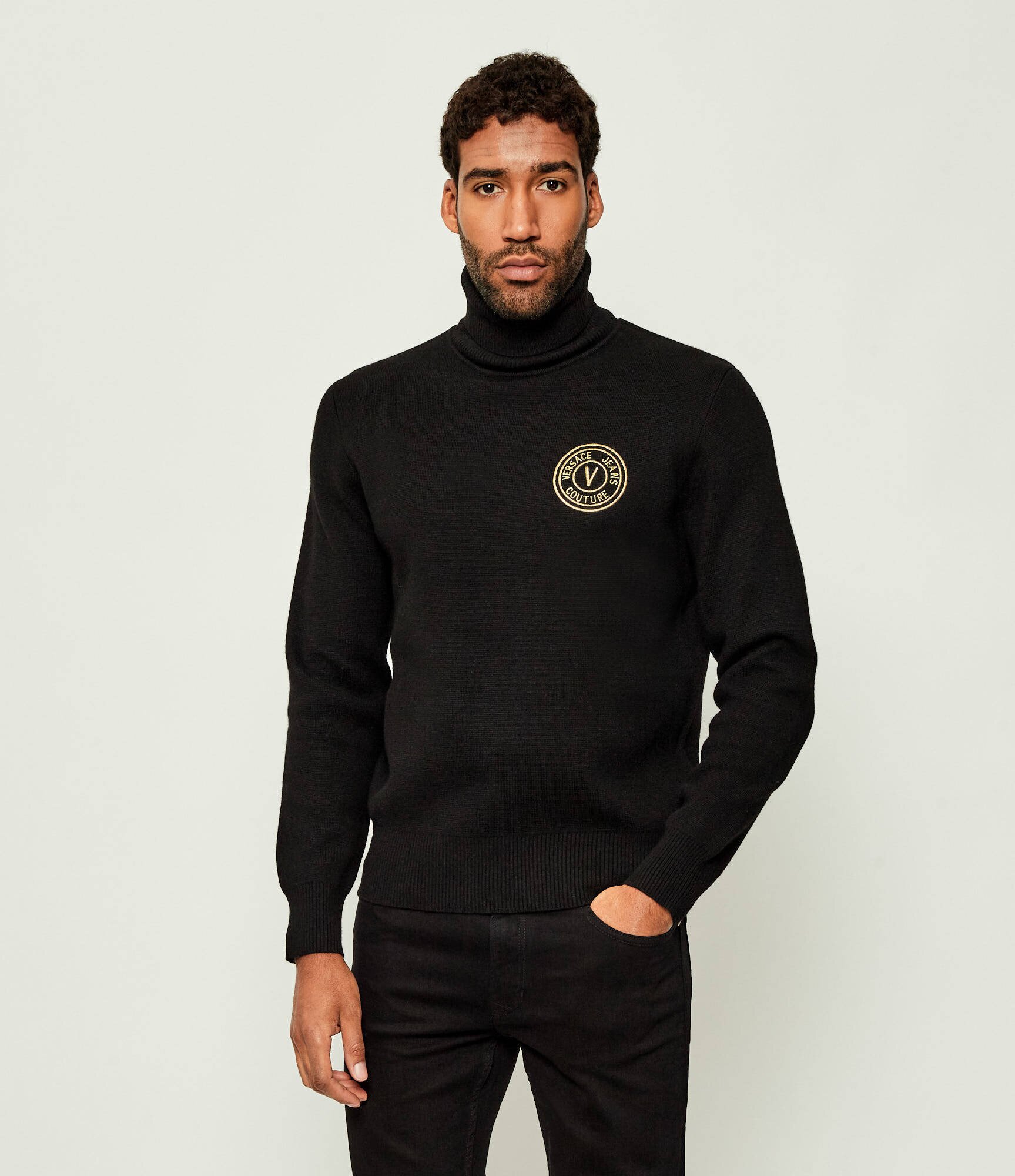 Versace Jeans Couture Maletă | Slim Fit cu adaos de lână și cașmir