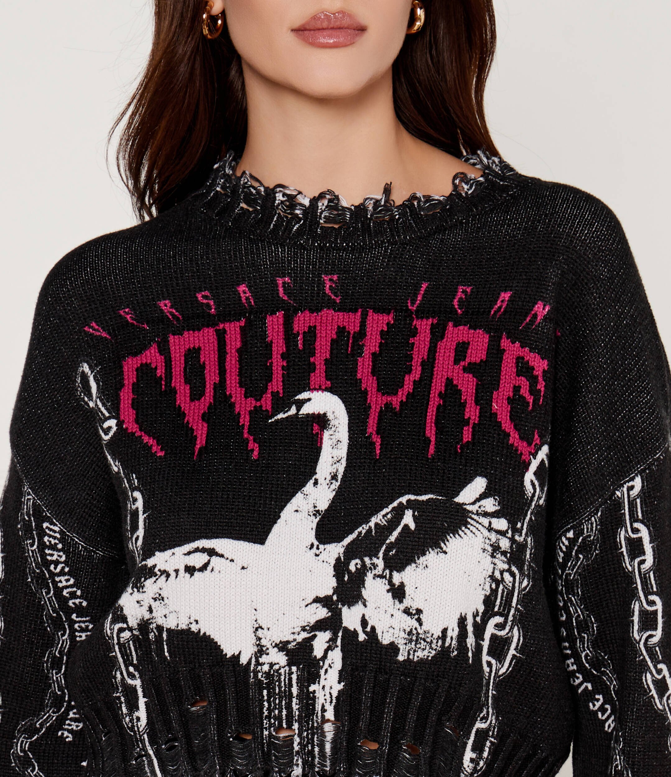 Versace Jeans Couture Pulover | Cropped Fit