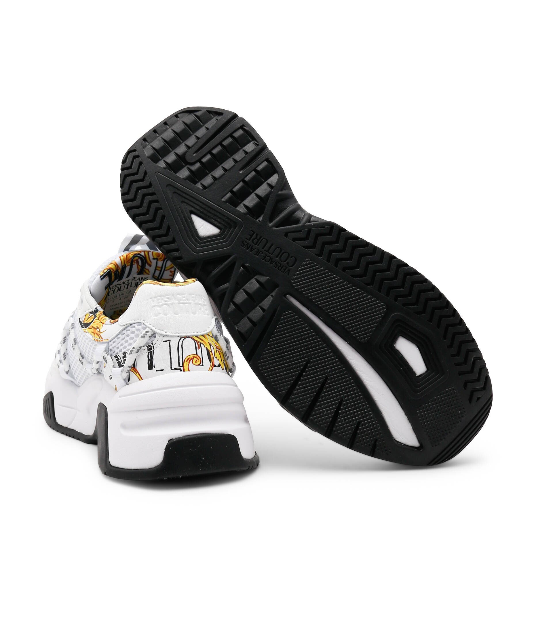 Versace Jeans Couture Sneakers cu adaos de piele