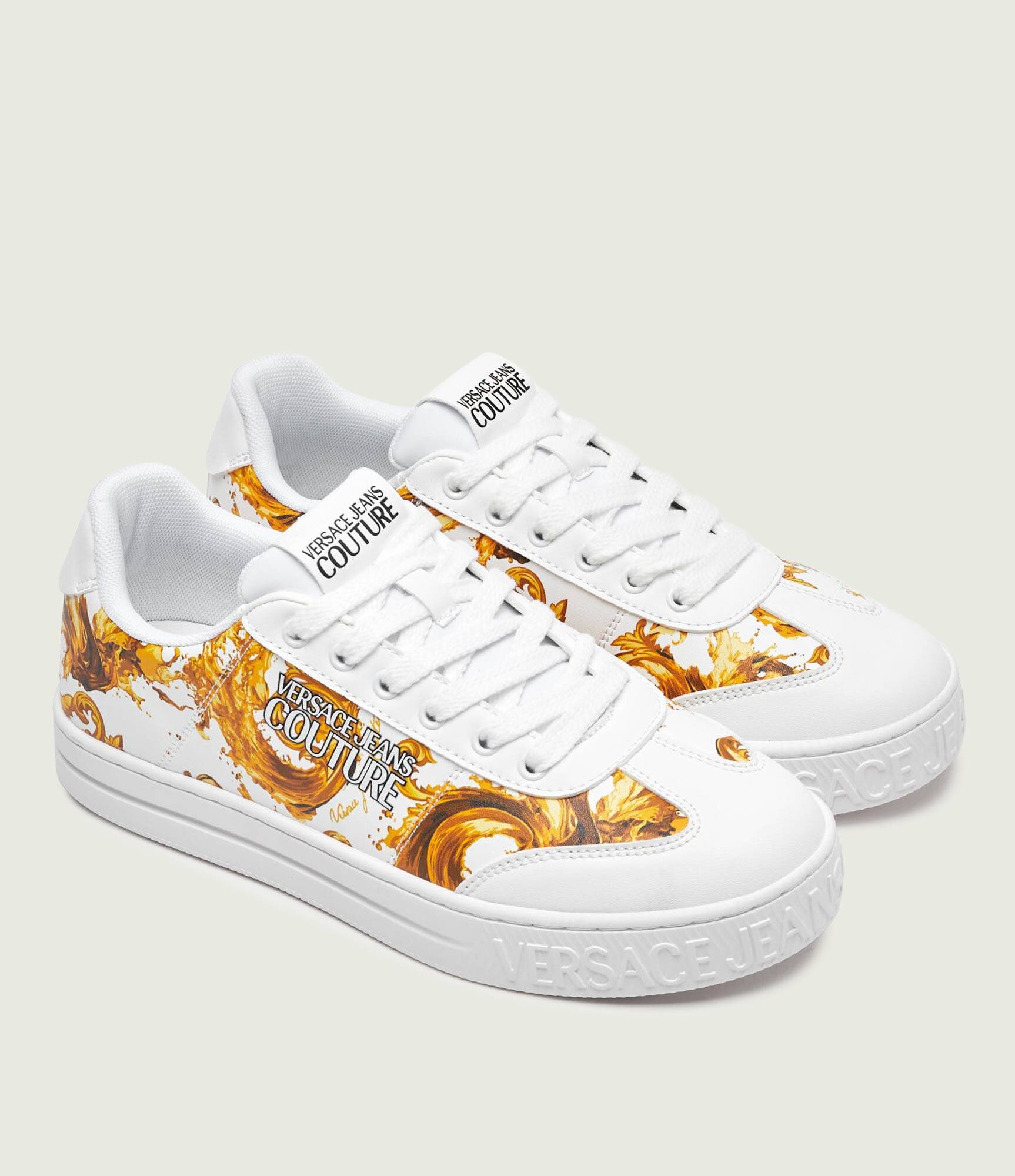 Versace Jeans Couture Sneakers FONDO COURT 88 DIS. SK6 cu adaos de piele