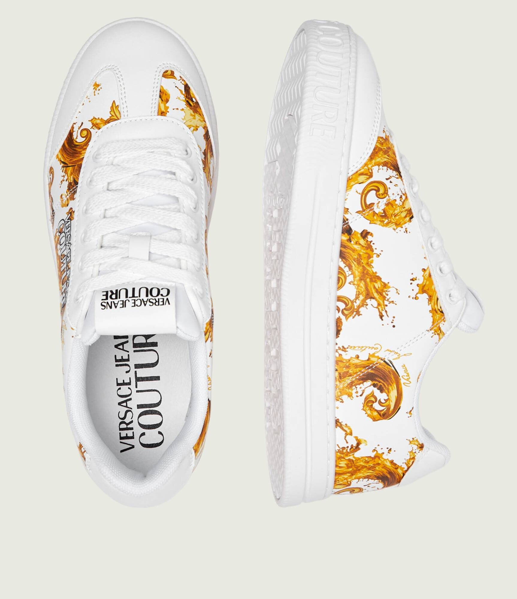 Versace Jeans Couture Sneakers FONDO COURT 88 DIS. SK6 cu adaos de piele