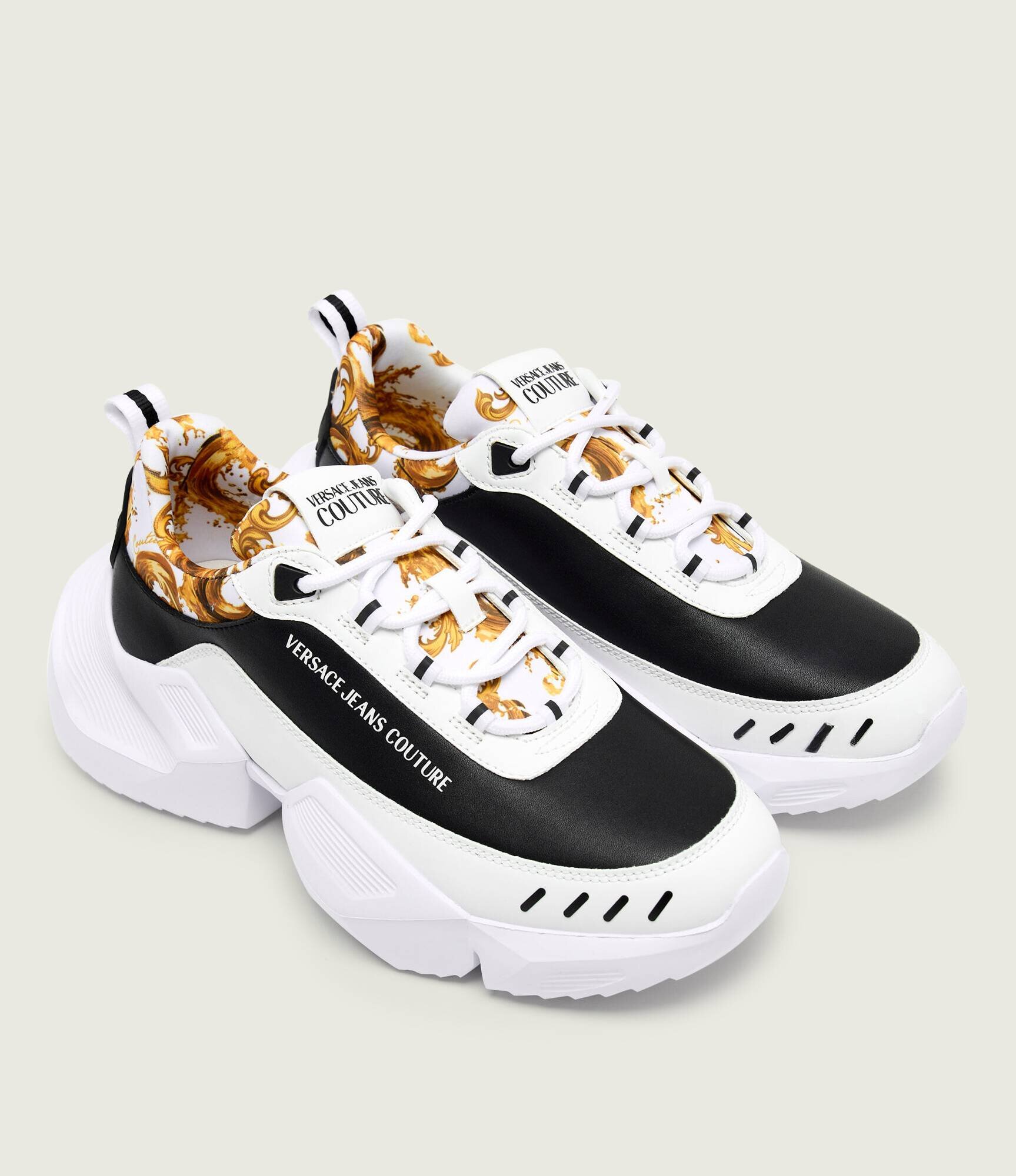 Versace Jeans Couture Sneakers FONDO GRAVITY DIS. SU5 cu adaos de piele