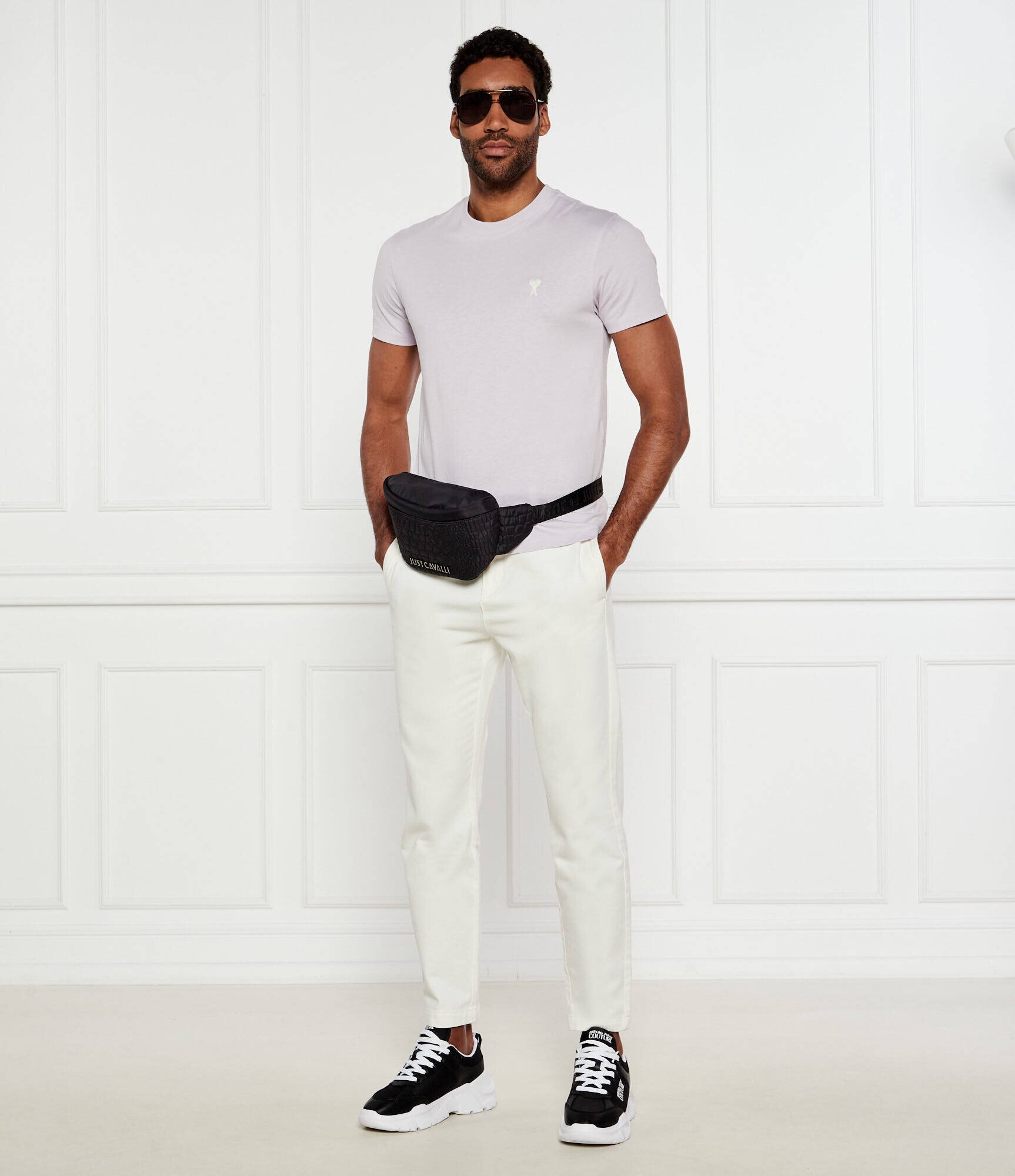 Versace Jeans Couture Sneakers Fondo Speedtrack cu adaos de piele