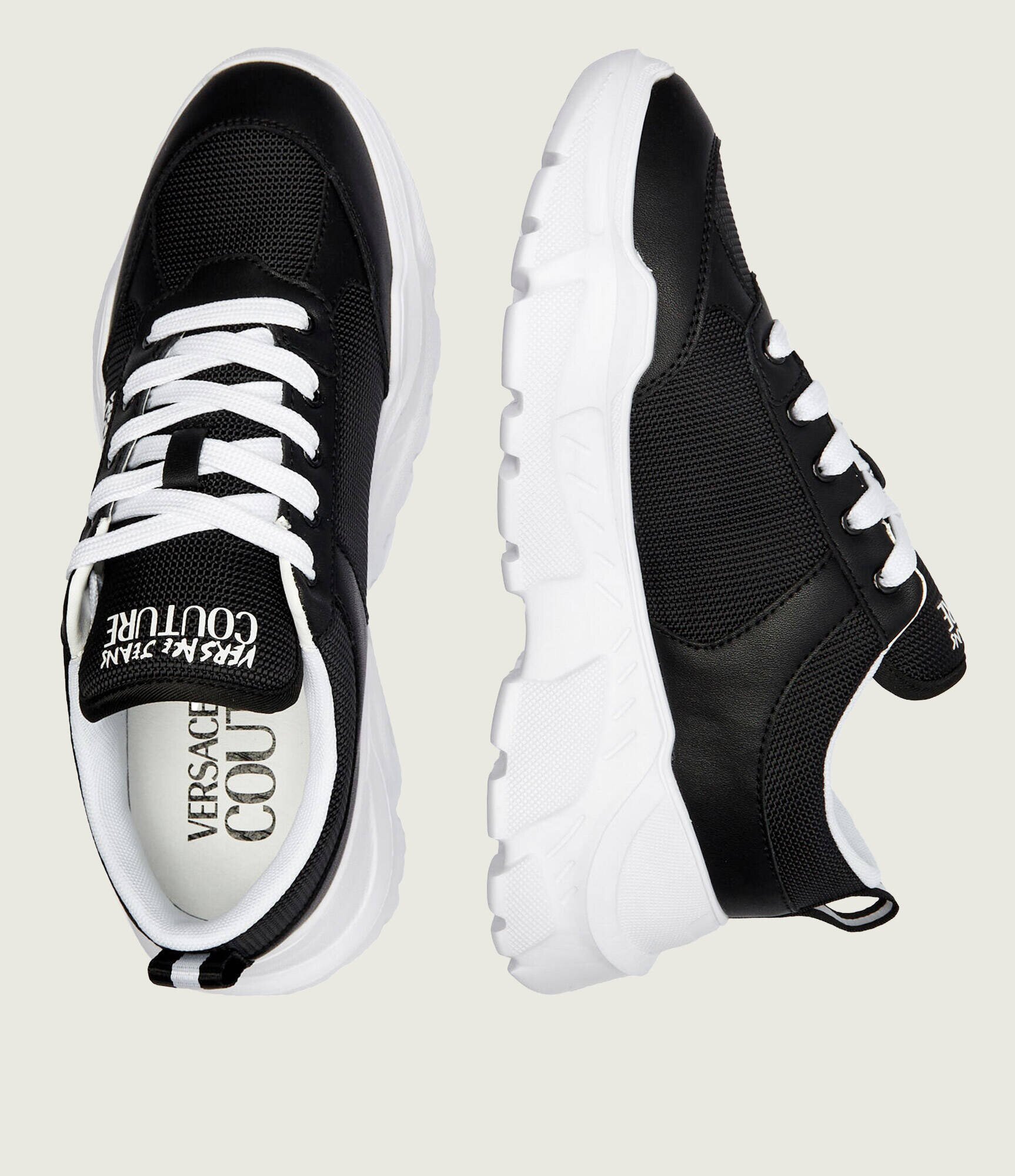 Versace Jeans Couture Sneakers Fondo Speedtrack cu adaos de piele