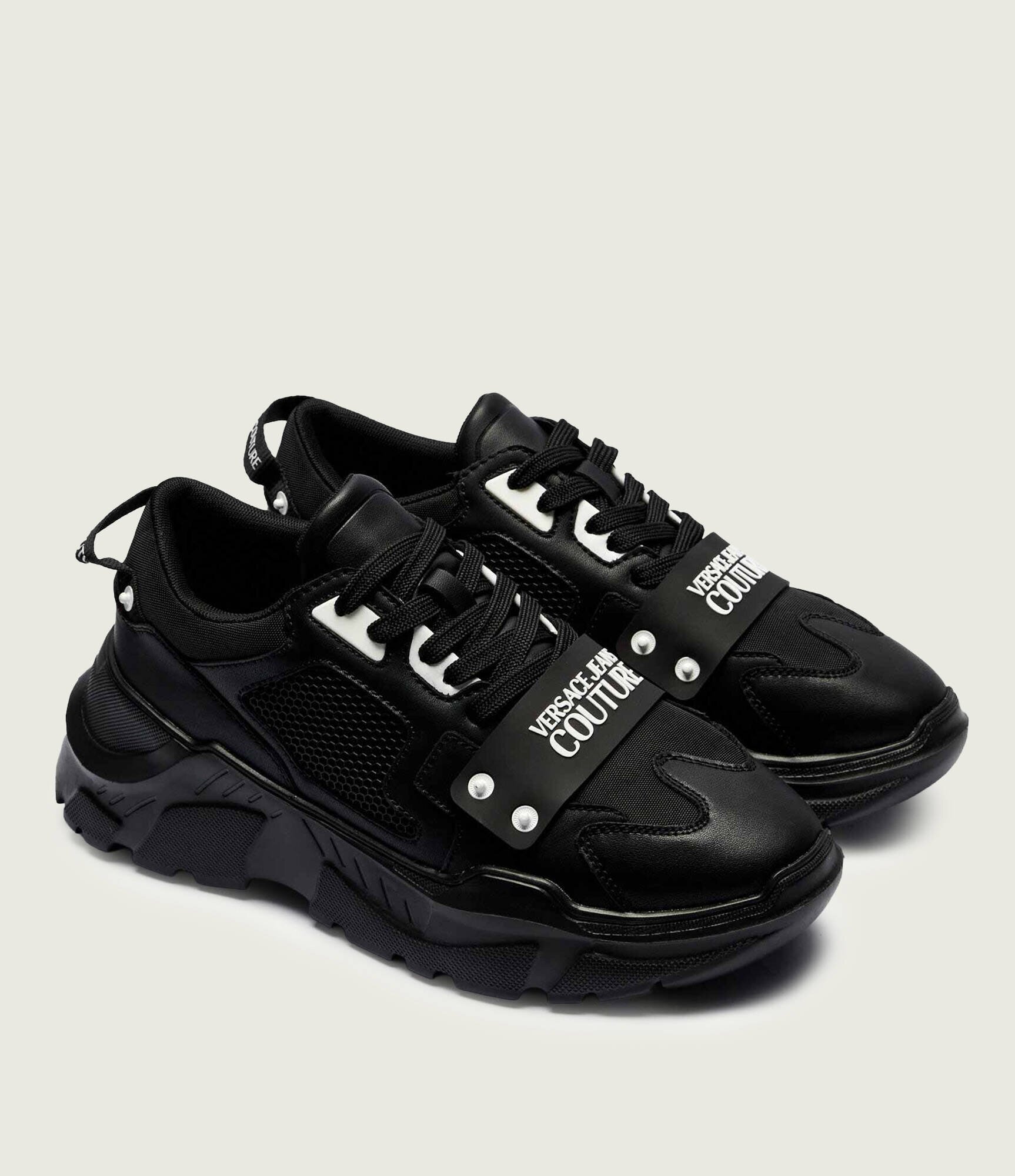Versace Jeans Couture Sneakers Fondo Speedtrack cu adaos de piele