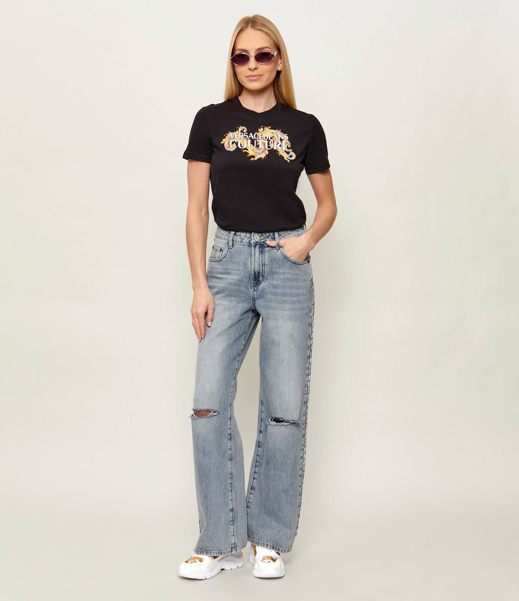 Versace Jeans Couture Sneakers FONDO SPEEDTRACK DIS. SC7 cu adaos de piele