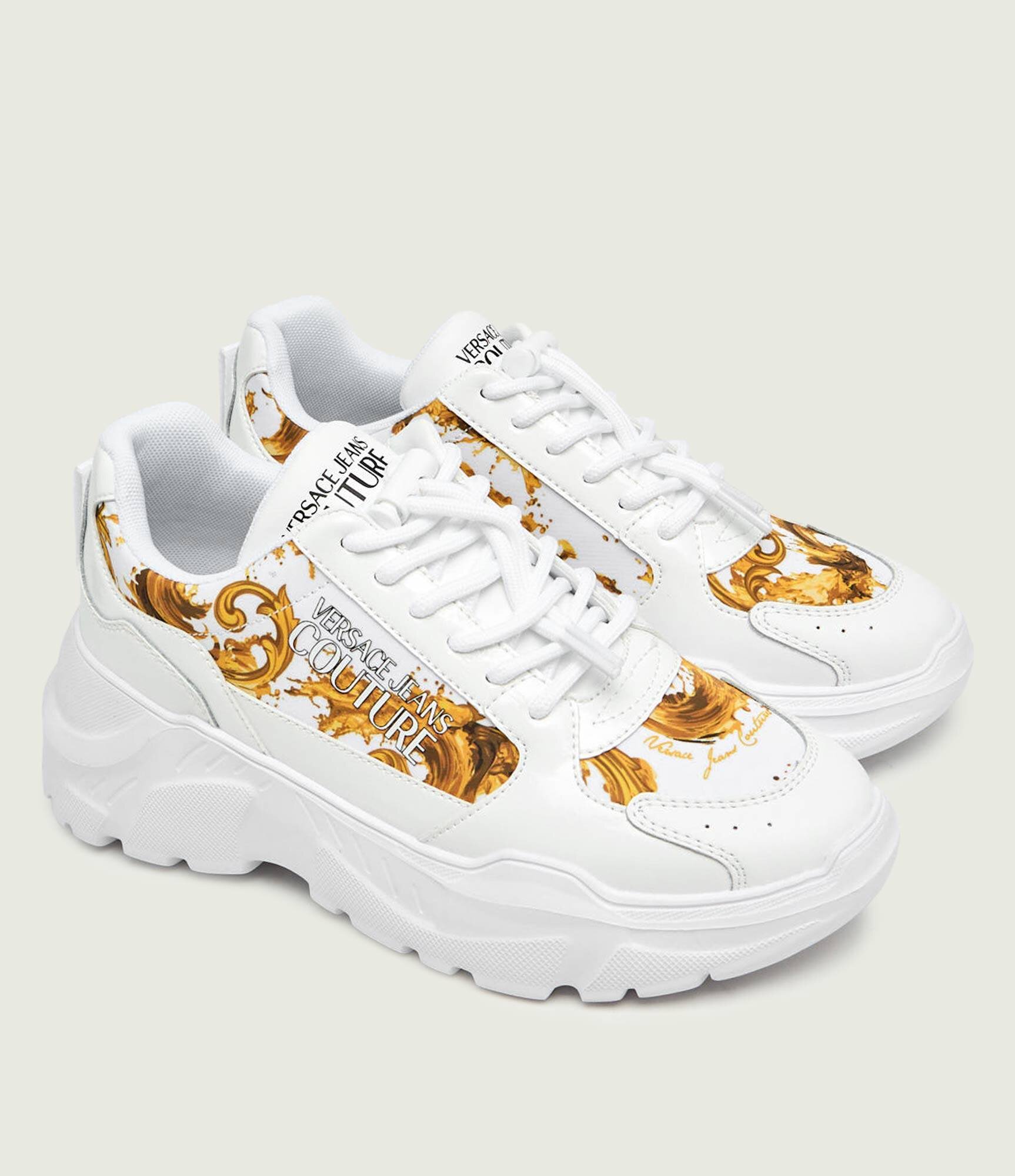 Versace Jeans Couture Sneakers FONDO SPEEDTRACK DIS. SC7 cu adaos de piele