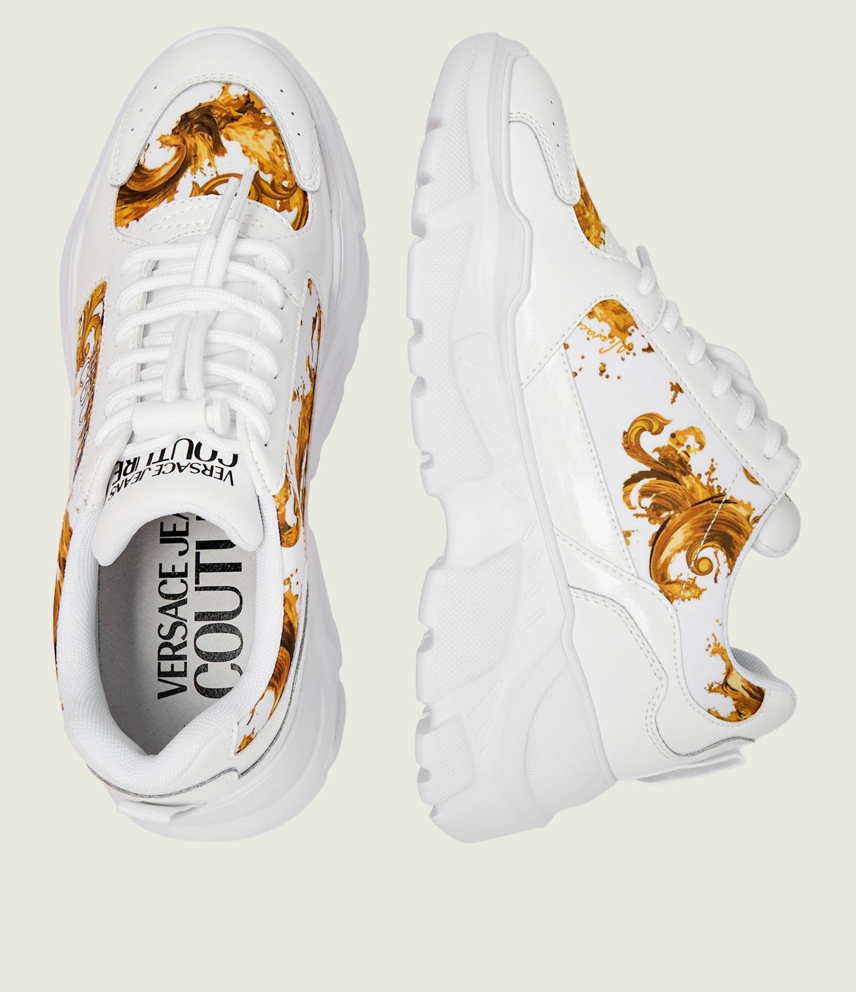 Versace Jeans Couture Sneakers FONDO SPEEDTRACK DIS. SC7 cu adaos de piele