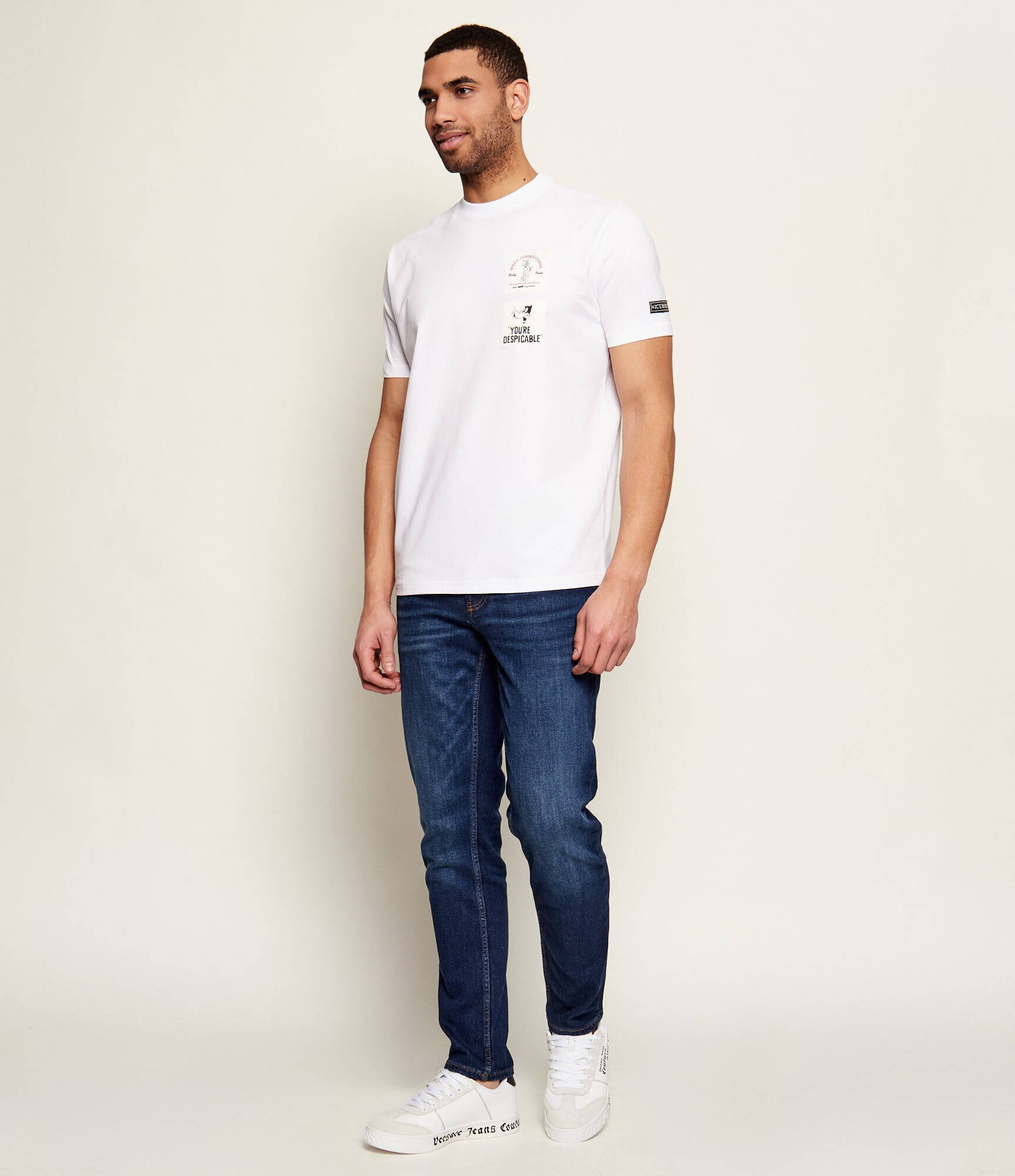 Versace Jeans Couture Teniși din piele FONDO COURT 88 DIS. SK6 | piele întoarsă