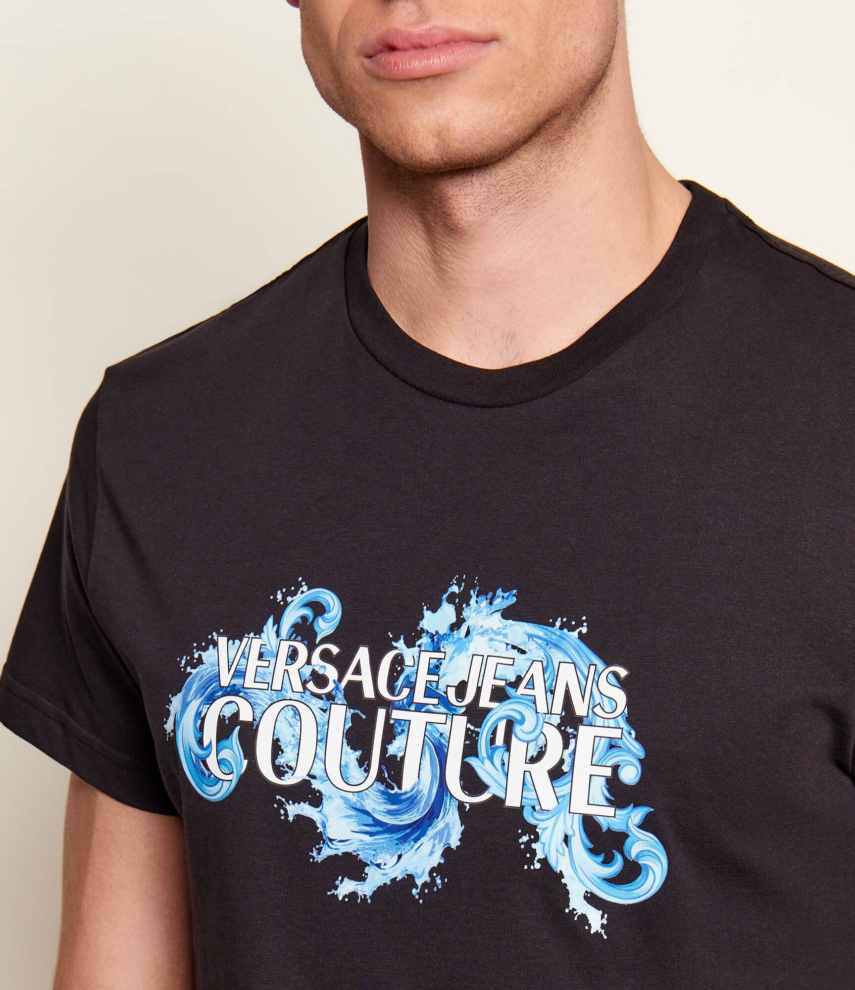Versace Jeans Couture Tricou Baroque Wave | Slim Fit