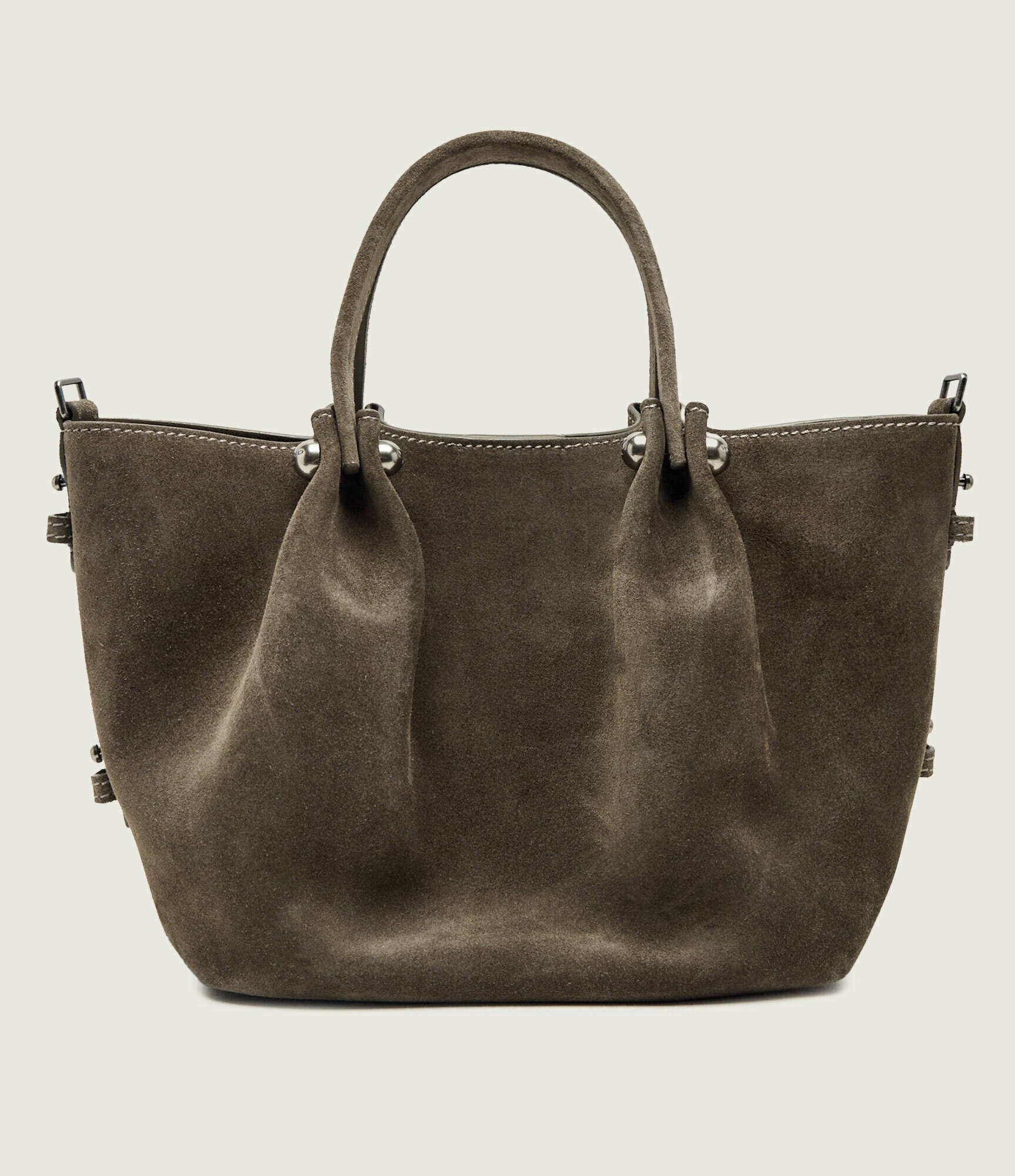 Weekend MaxMara Cufăr + borsetă Wkario | piele întoarsă