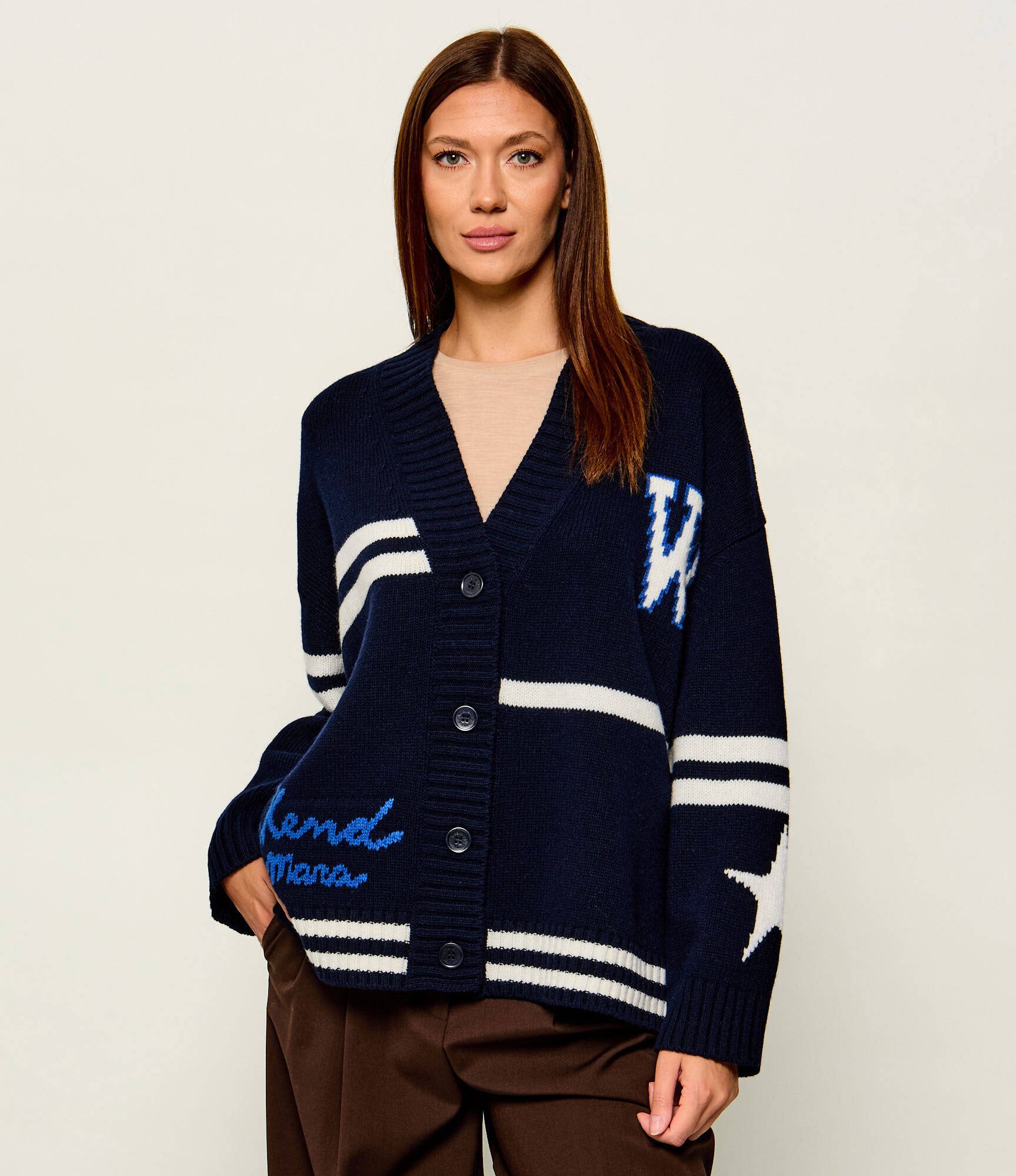 Weekend MaxMara De lână cardigan Wkdbelgio | Oversize fit