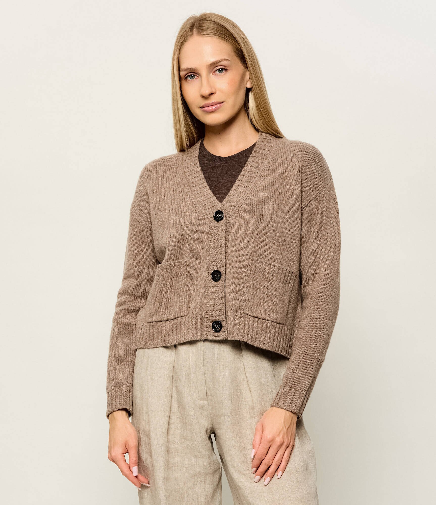 Weekend MaxMara De lână cardigan Wkdfilmato | Cropped Fit