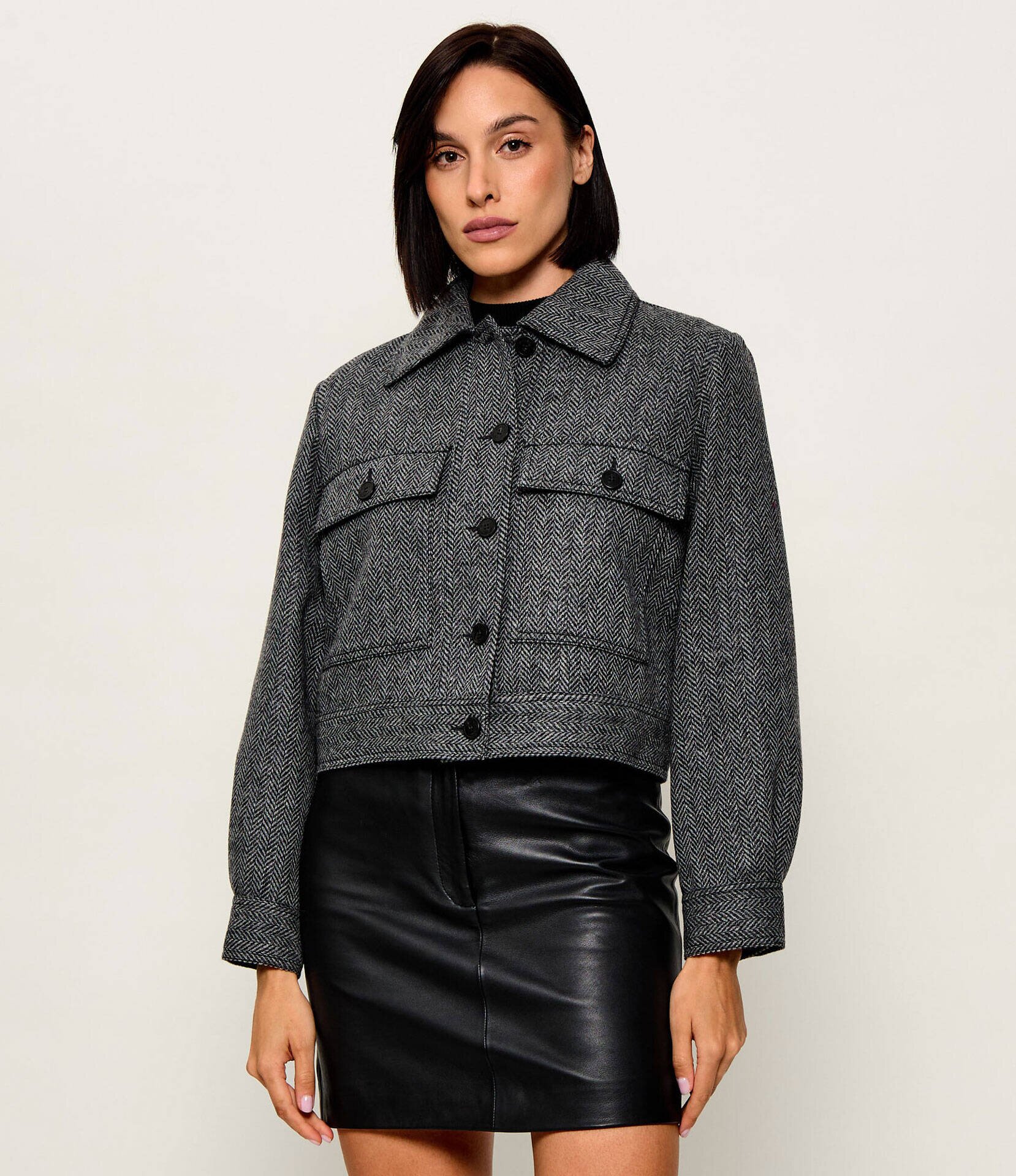 Weekend MaxMara De lână geacă Wkdginnasta | Cropped Fit