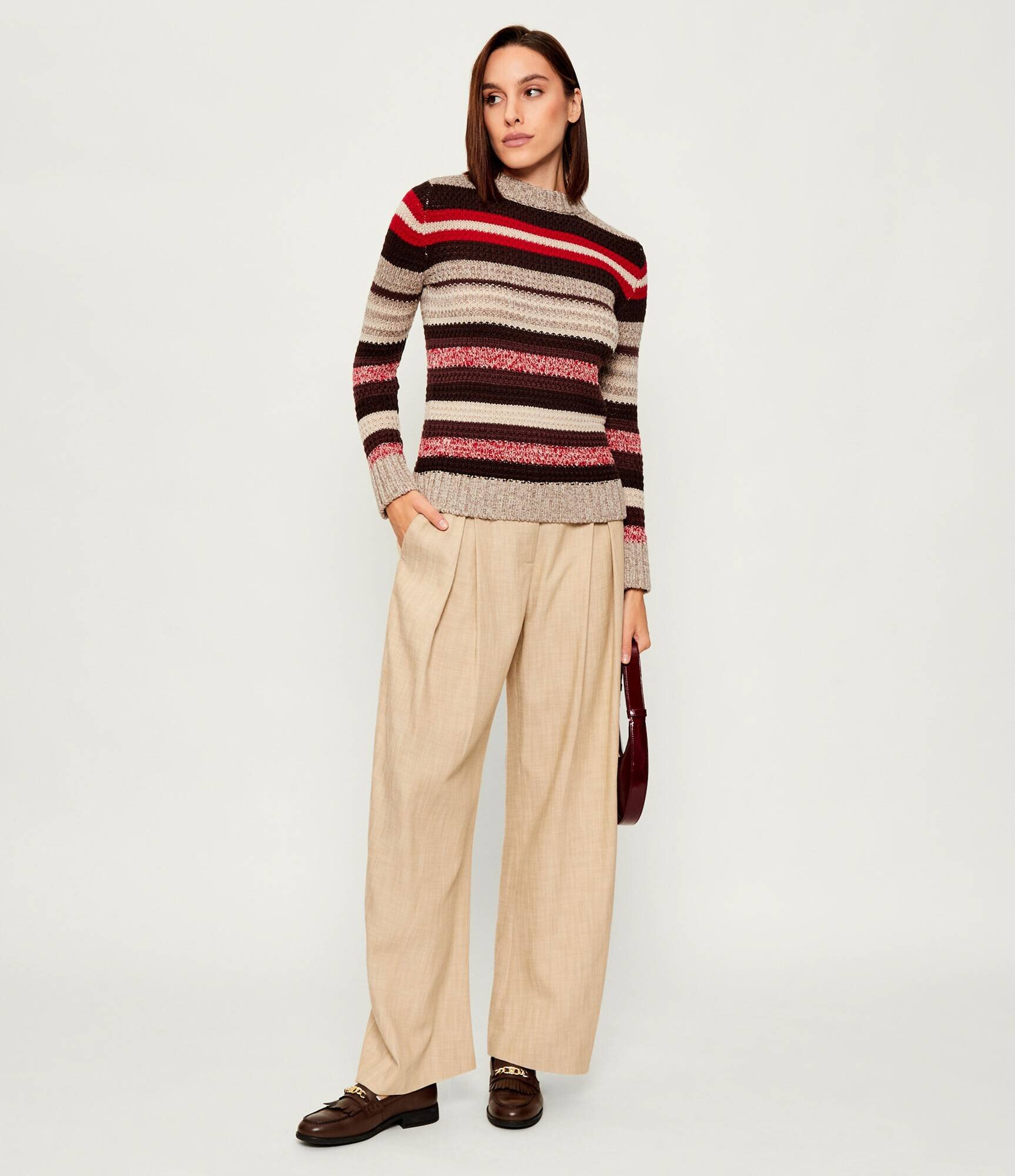 Weekend MaxMara De lână guler înalt ILDE | regular fit