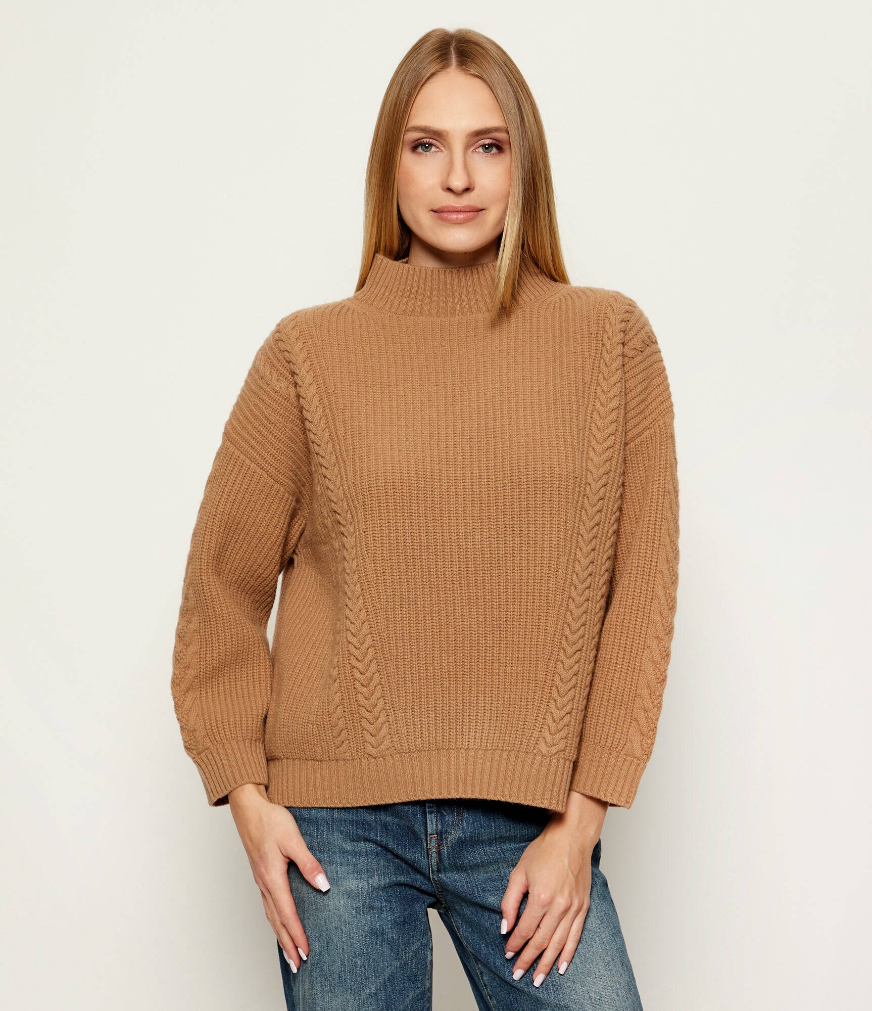 Weekend MaxMara De lână guler înalt SALITA | regular fit