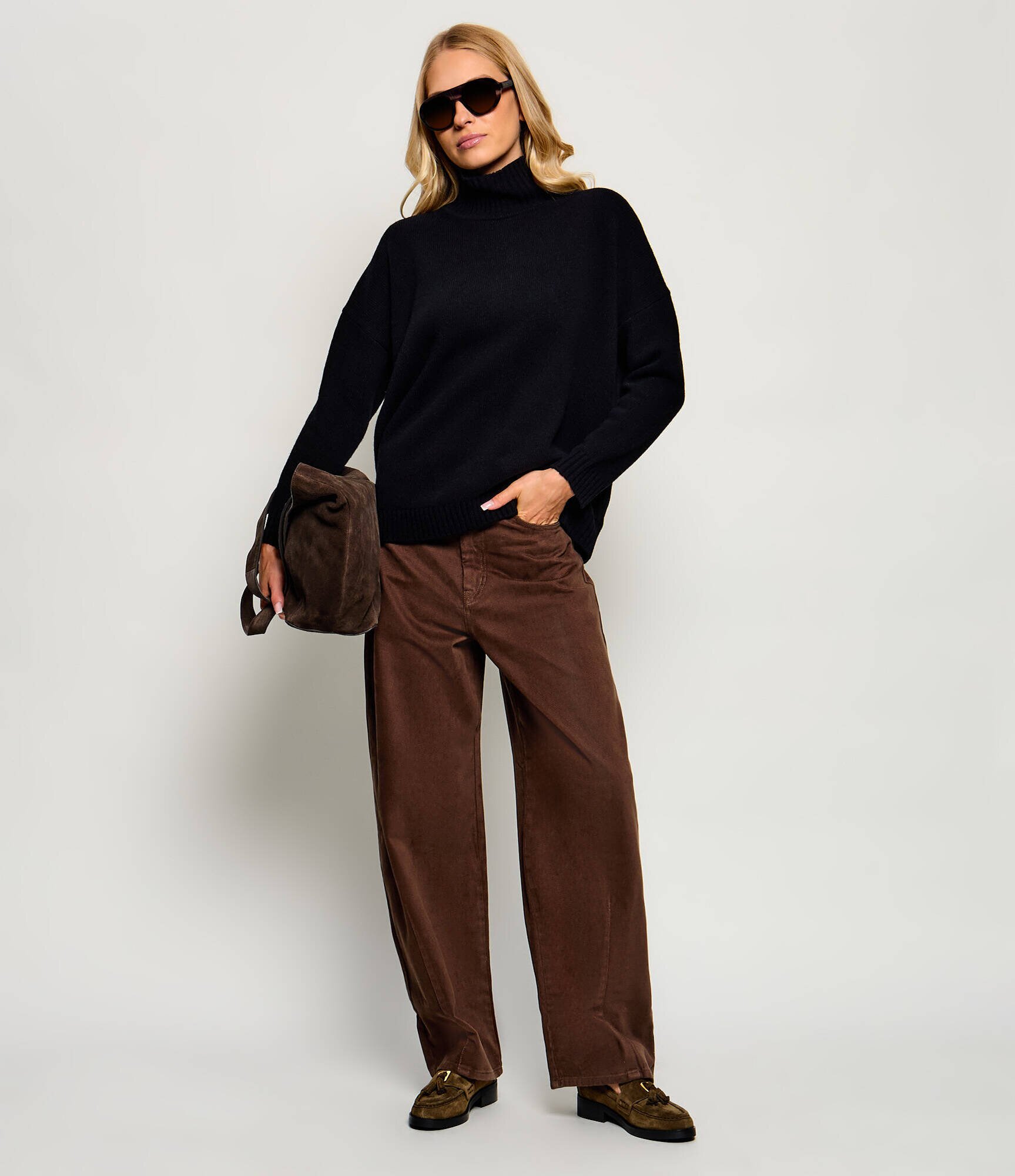 Weekend MaxMara De lână maletă Wkdborgia | Oversize fit