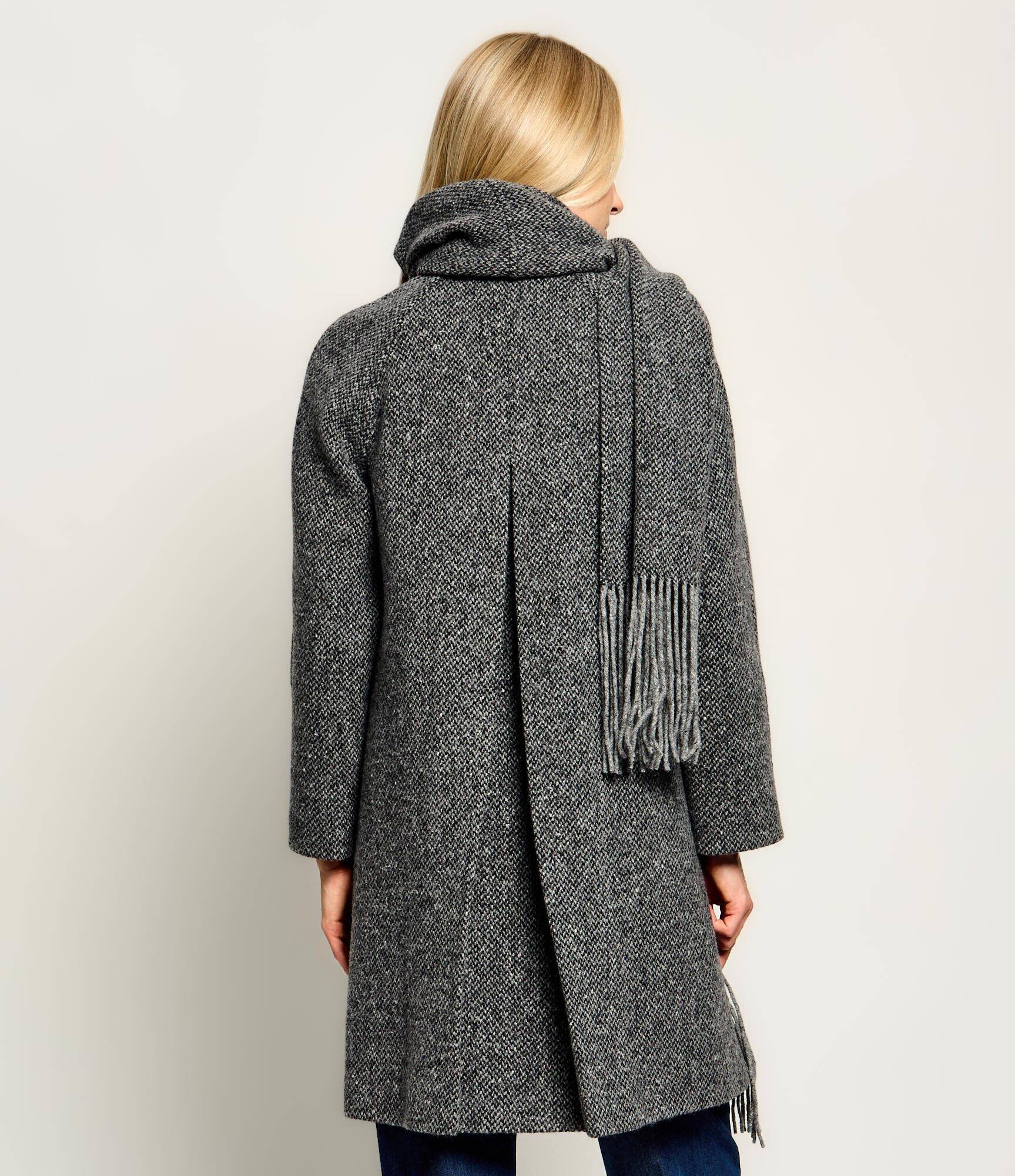 Weekend MaxMara De lână palton + șal Wkdlatino