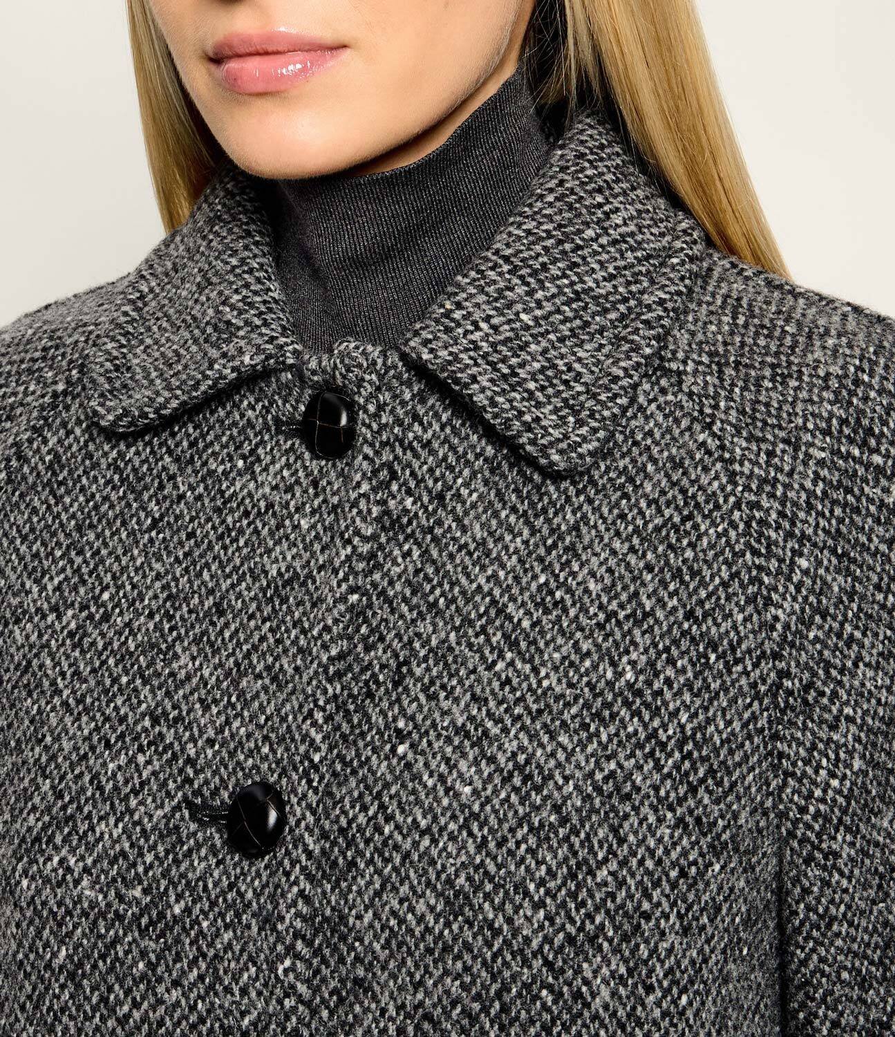 Weekend MaxMara De lână palton + șal Wkdlatino