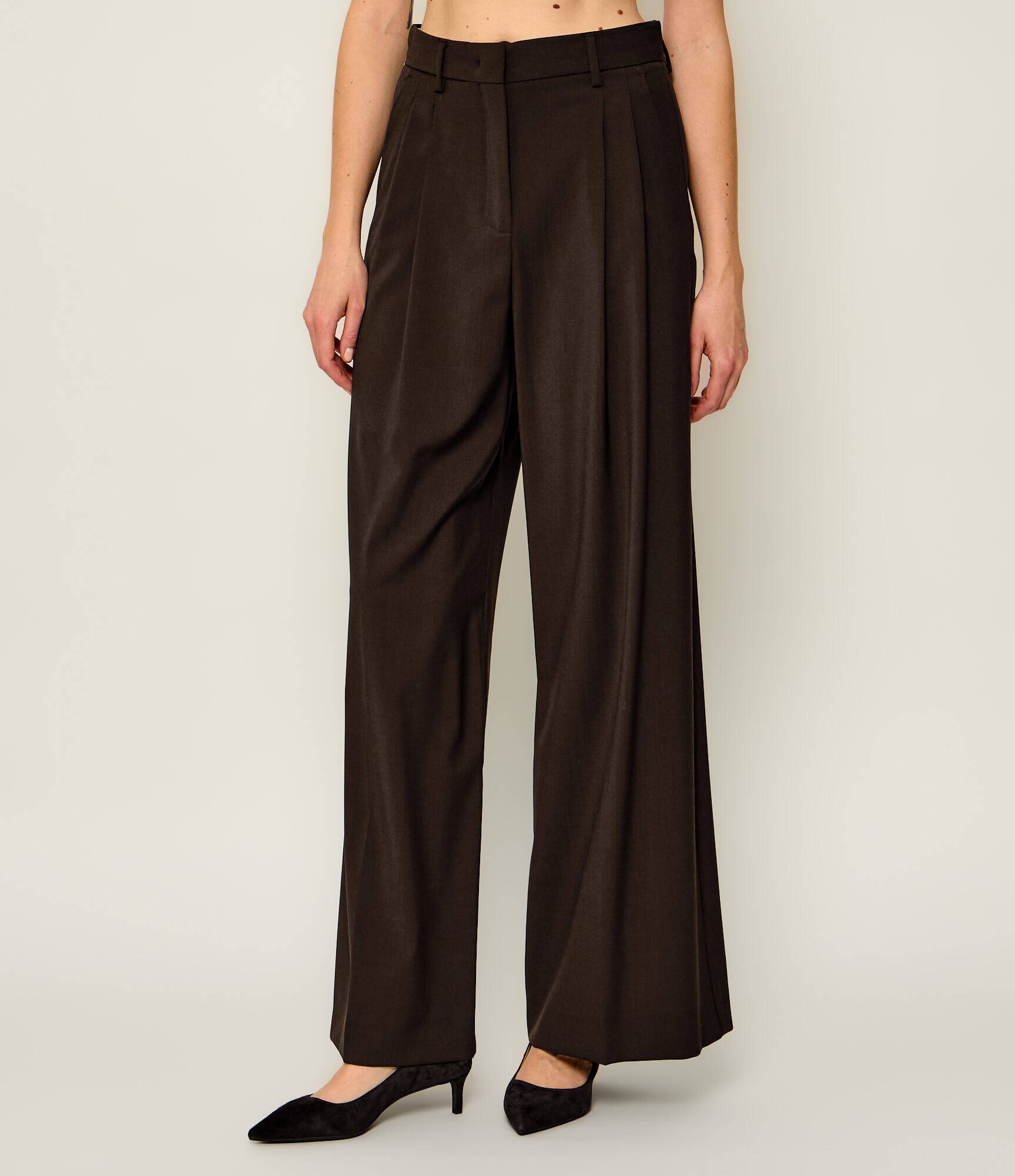 Weekend MaxMara De lână pantaloni Wkdadalfi | Relaxed fit