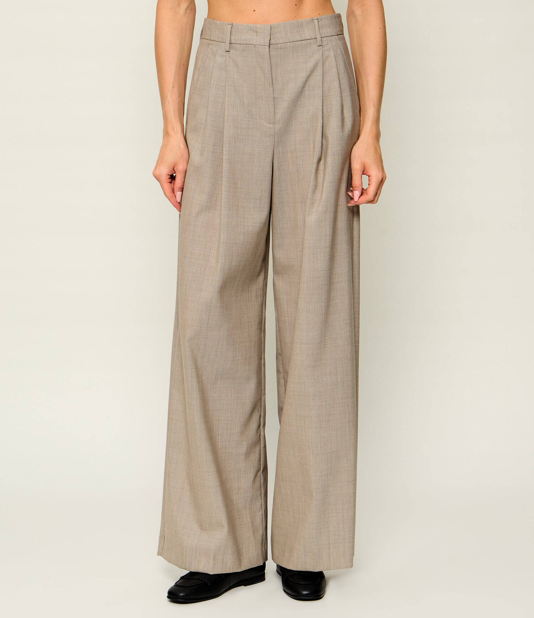 Weekend MaxMara De lână pantaloni Wkdovvio | Relaxed fit