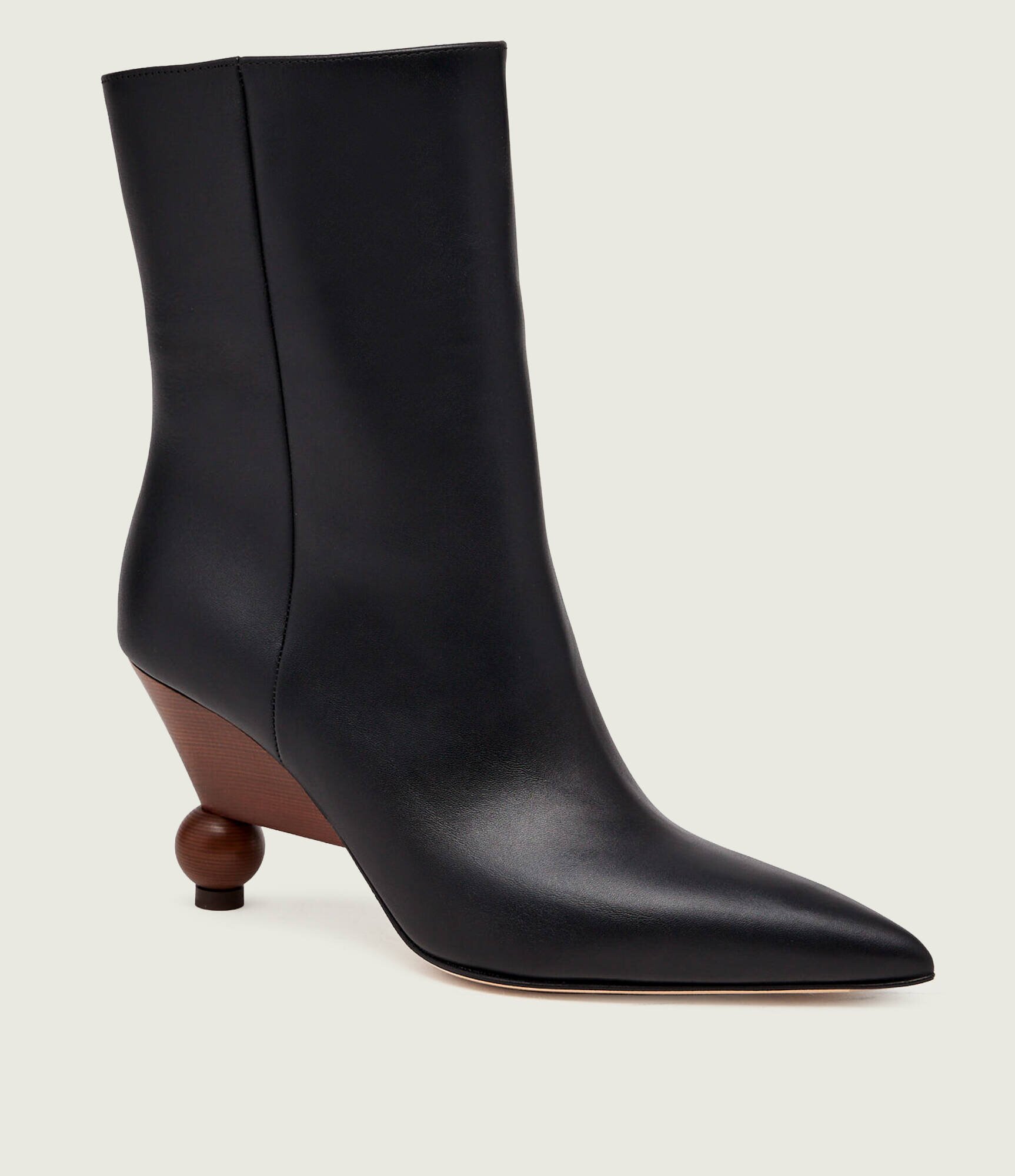 Weekend MaxMara De piele botine cu toc Wkarollio