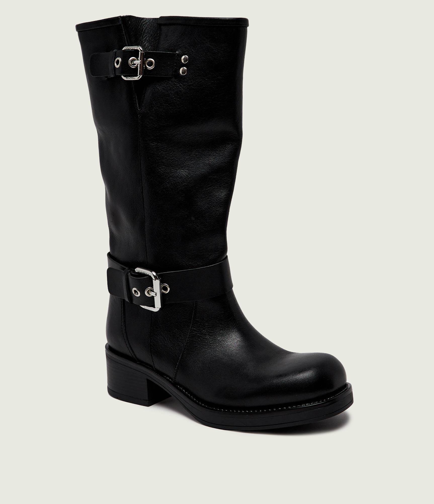Weekend MaxMara De piele cizme de echitație Wkaaddobbo