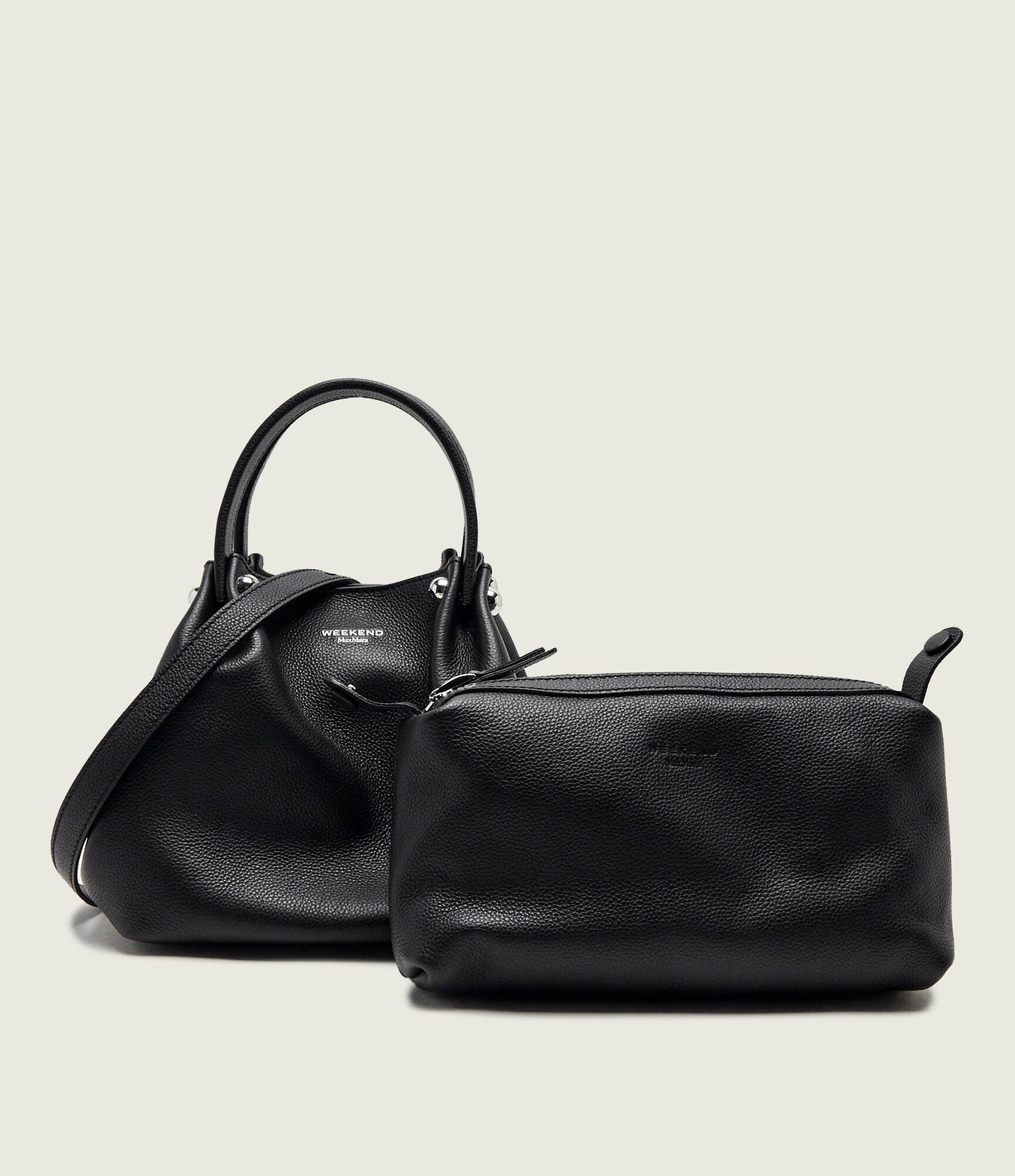 Weekend MaxMara De piele cufăr + borsetă Wkadritto