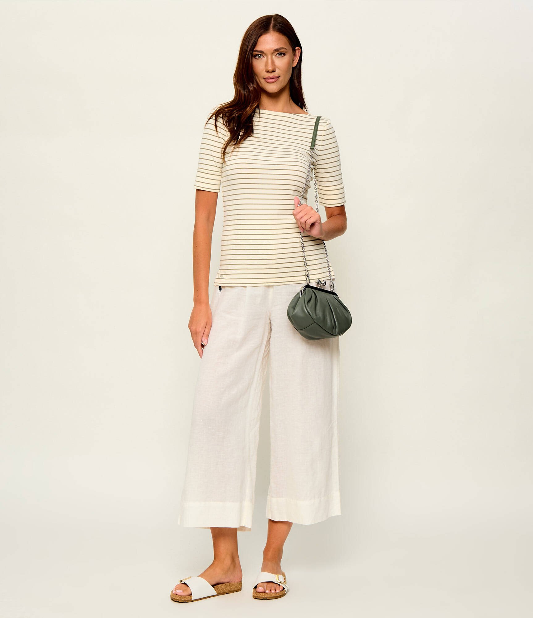 Weekend MaxMara De piele geantă pe umăr Prati Pasticcino