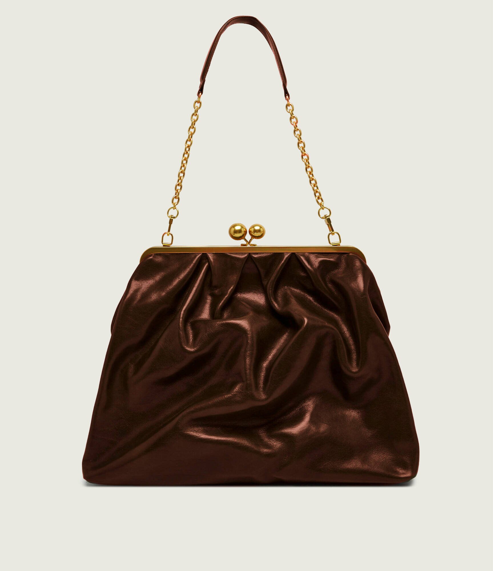 Weekend MaxMara De piele geantă pe umăr Wkamirte Pasticcino | Weekend Max Mara x Robert Rabensteiner
