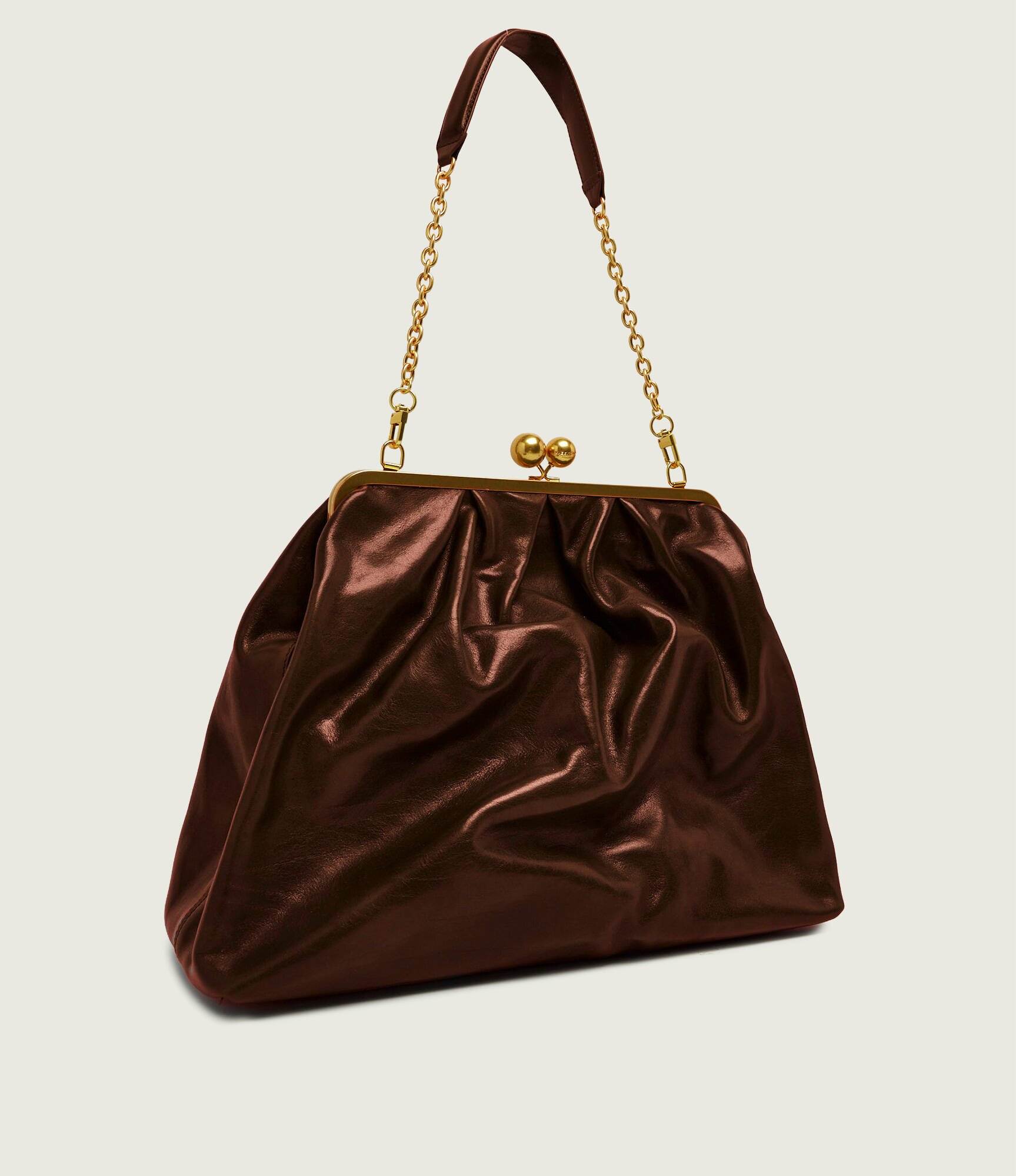 Weekend MaxMara De piele geantă pe umăr Wkamirte Pasticcino | Weekend Max Mara x Robert Rabensteiner