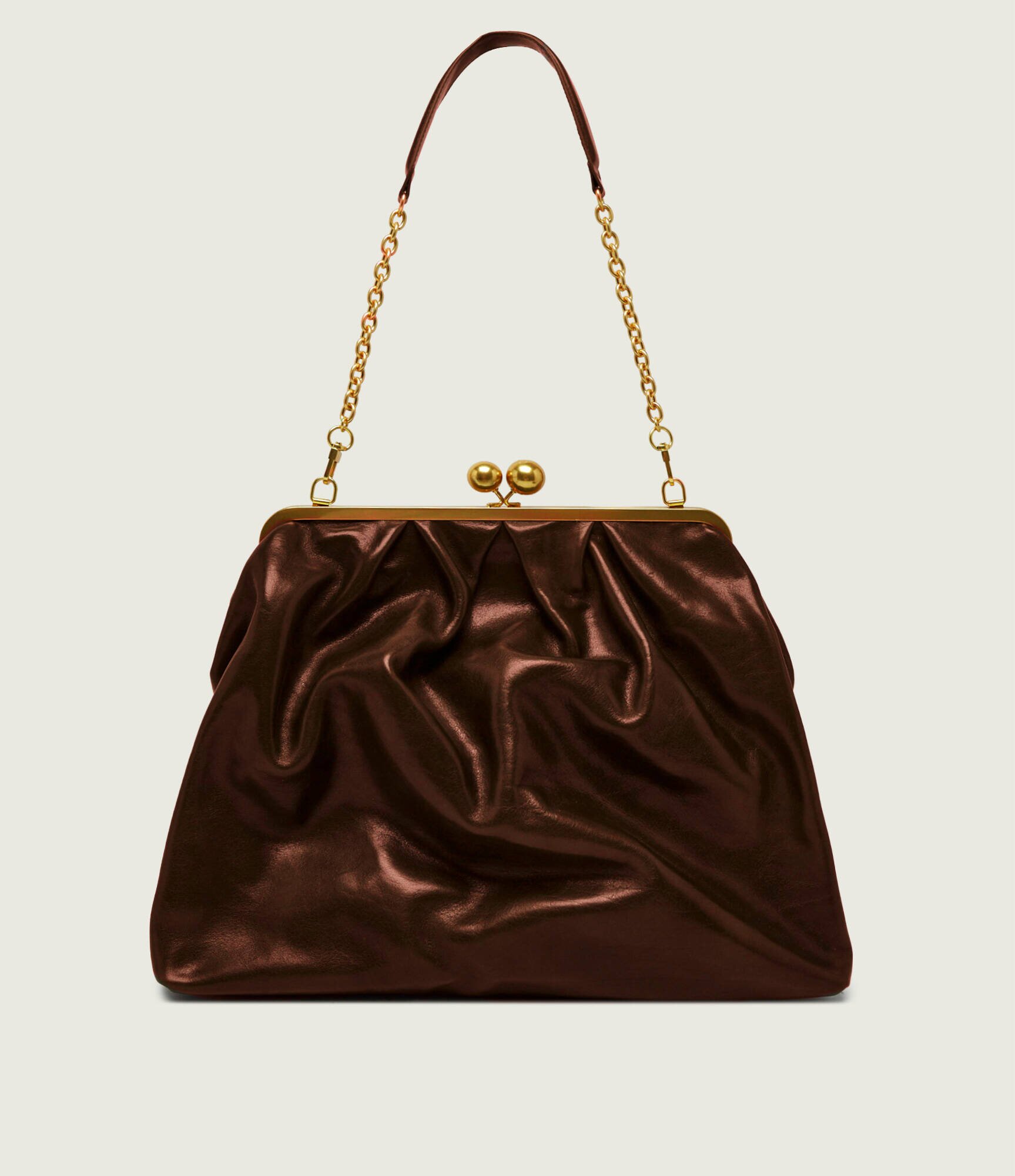 Weekend MaxMara De piele geantă pe umăr Wkamirte Pasticcino | Weekend Max Mara x Robert Rabensteiner